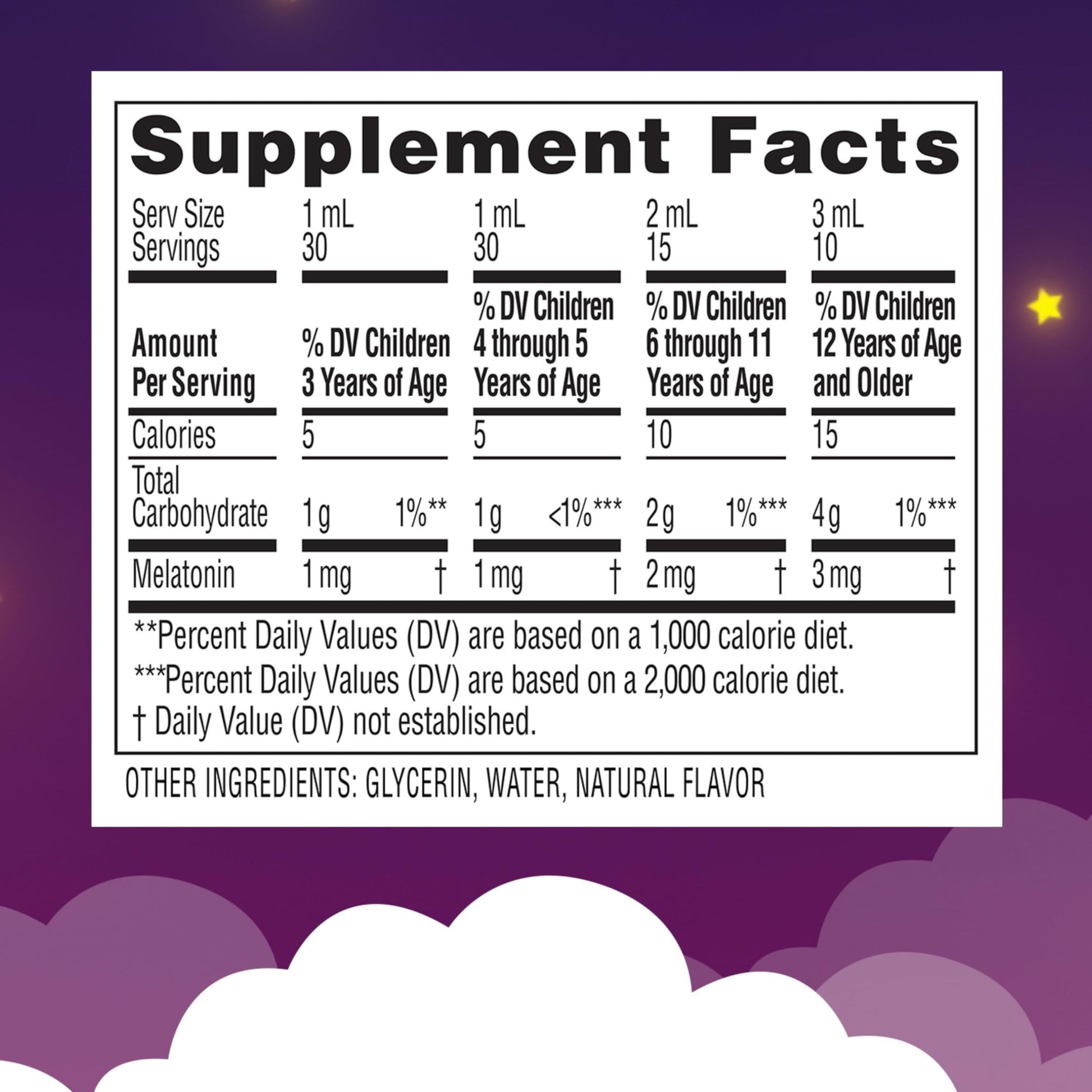 Zarbee’s Kids Liquid Sleep Supplement with Melatonin 1 mg; Drug-Free & Non-Habit Forming Sleep Support; Easy-to-Take, Natural Berry Flavor; for Children Ages 3 and Up; 1 Fl Oz Bottle