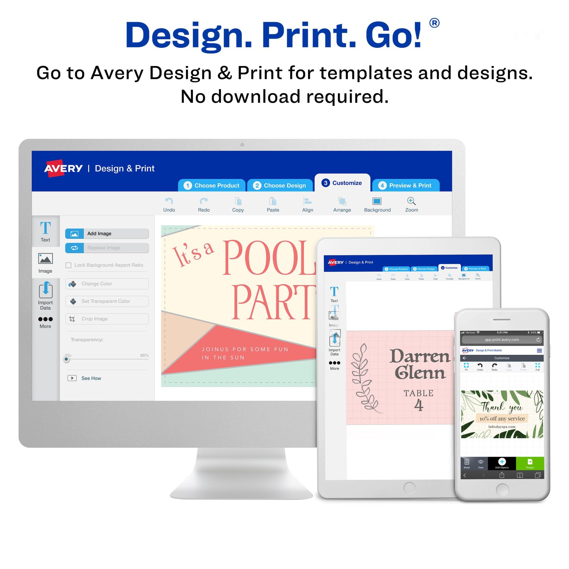 Avery Clean Edge Printable Business Cards with Sure Feed Technology, 2" x 3.5", White, 90 Blank Cards for Inkjet Printers (28878)