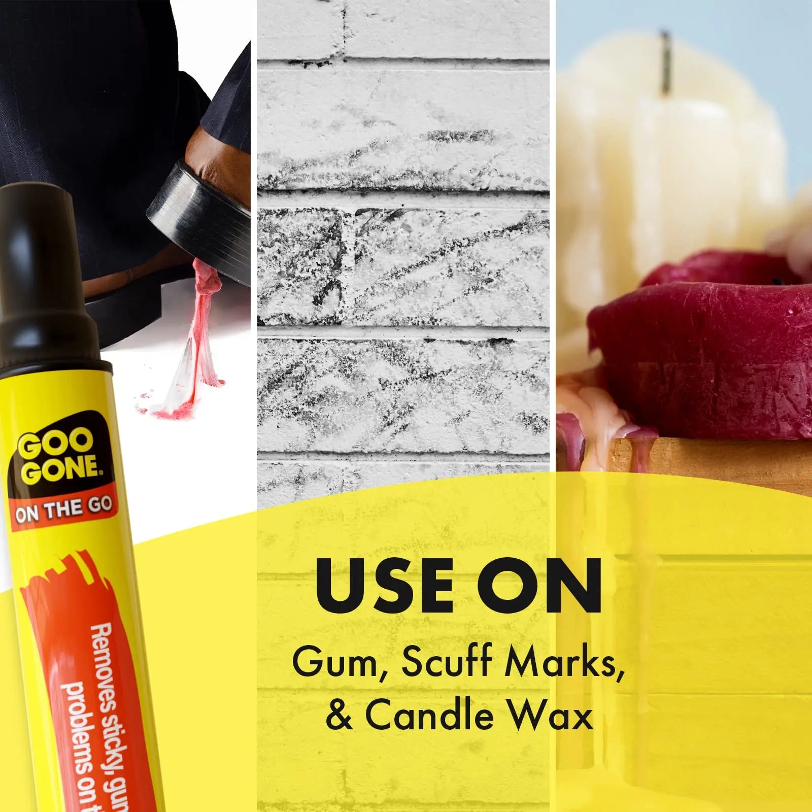 Goo Gone on the Go Pen - Adhesive Remover - Quickly Removing Stubborn Stickers Crayon Tape and More