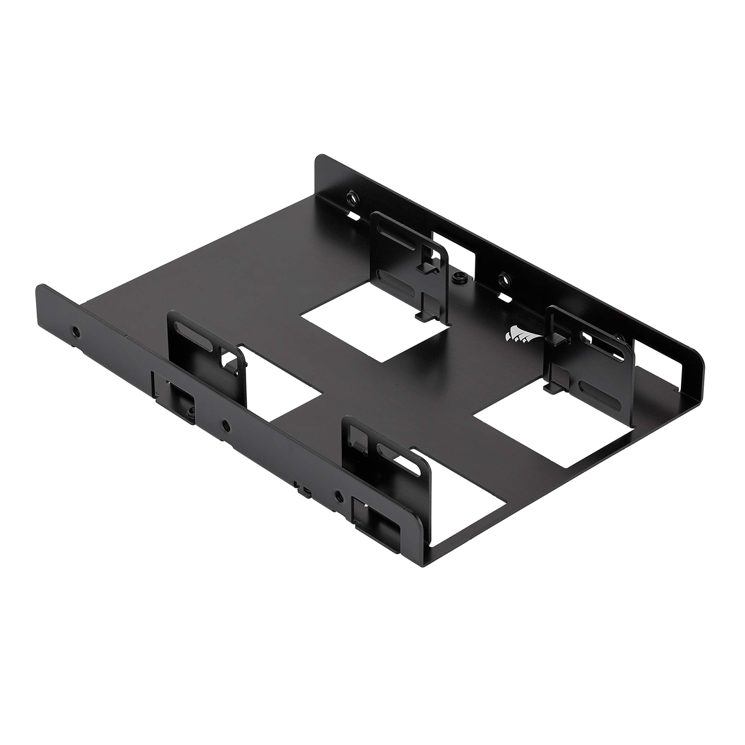 Corsair Dual SSD Mounting Bracket (3.5" Internal Drive Bay to 2.5", Easy Installation) Black