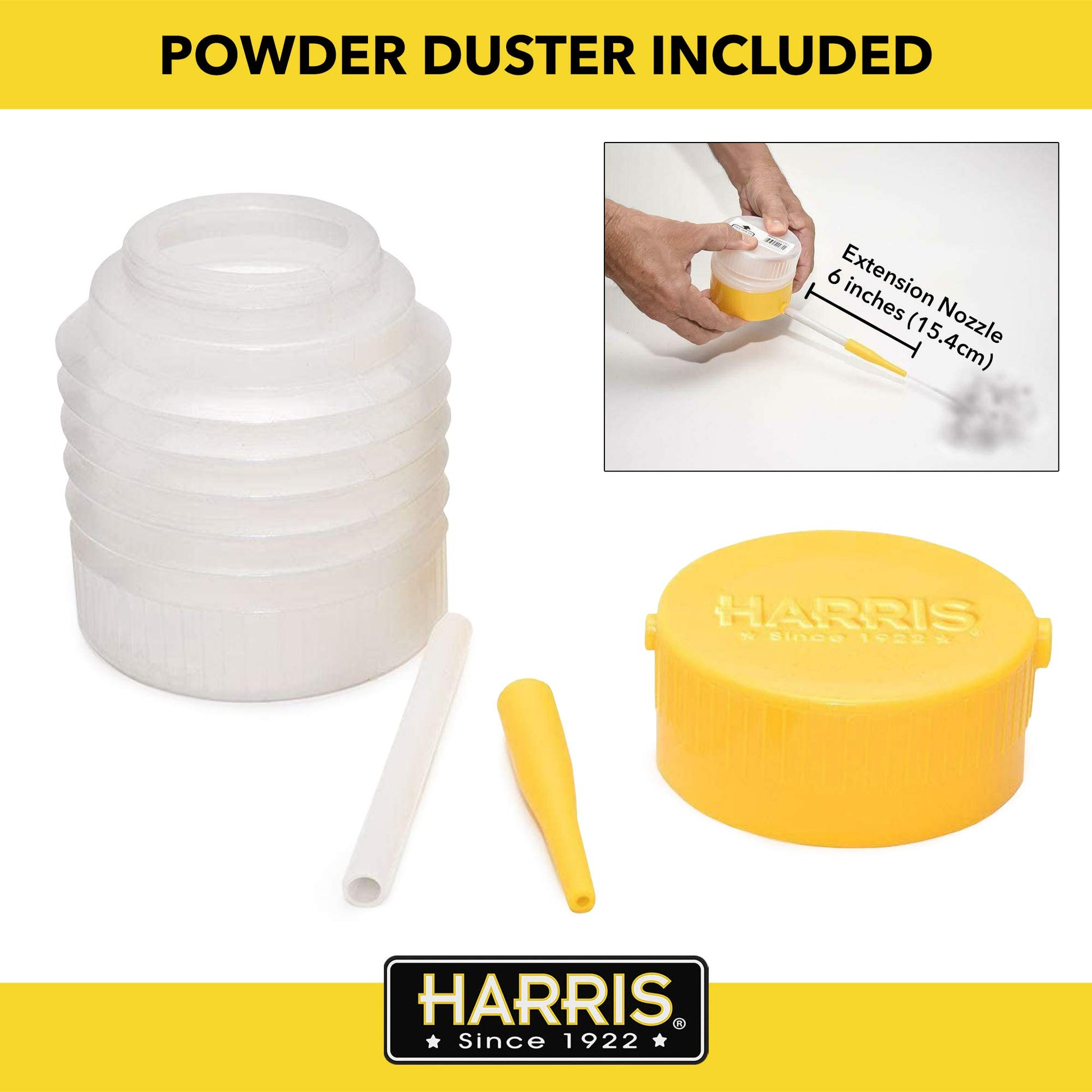 Harris Diatomaceous Earth Crawling Insect Killer, 4lb with Powder Duster Included Inside The Bag