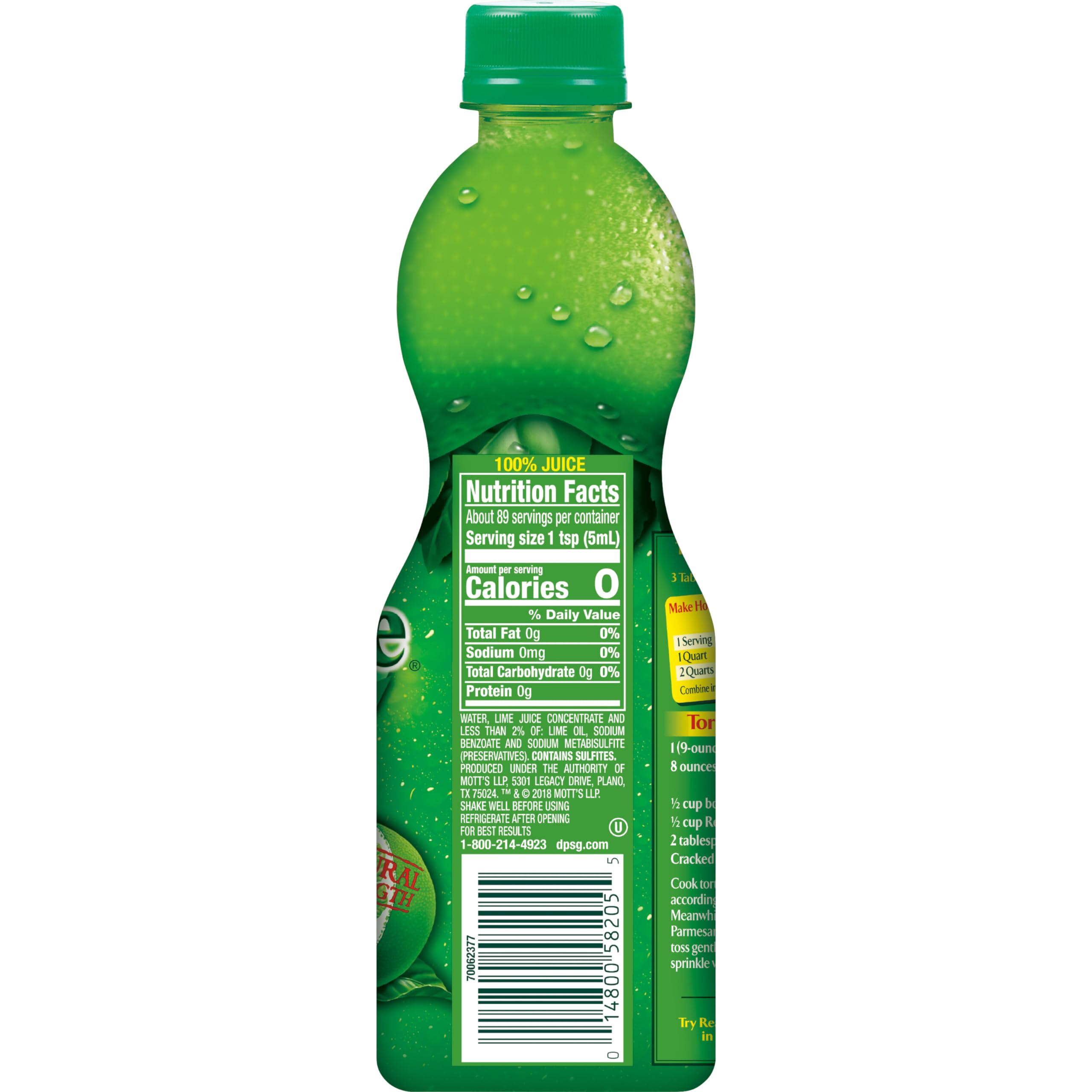 ReaLime 100% Lime Juice, 15 fl oz bottle (Pack of 12), Made with Lime Juice from Concentrate, Gluten-Free, Sodium Free, Perfect Mixer to add to Cocktails and Marinades