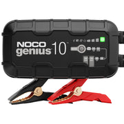NOCO GENIUS10: 10A 6V/12V Smart Battery Charger - Automatic Maintainer, Trickle Charger & Desulfator with Overcharge Protection & Temperature Compensation - For Lead-Acid & Lithium Batteries