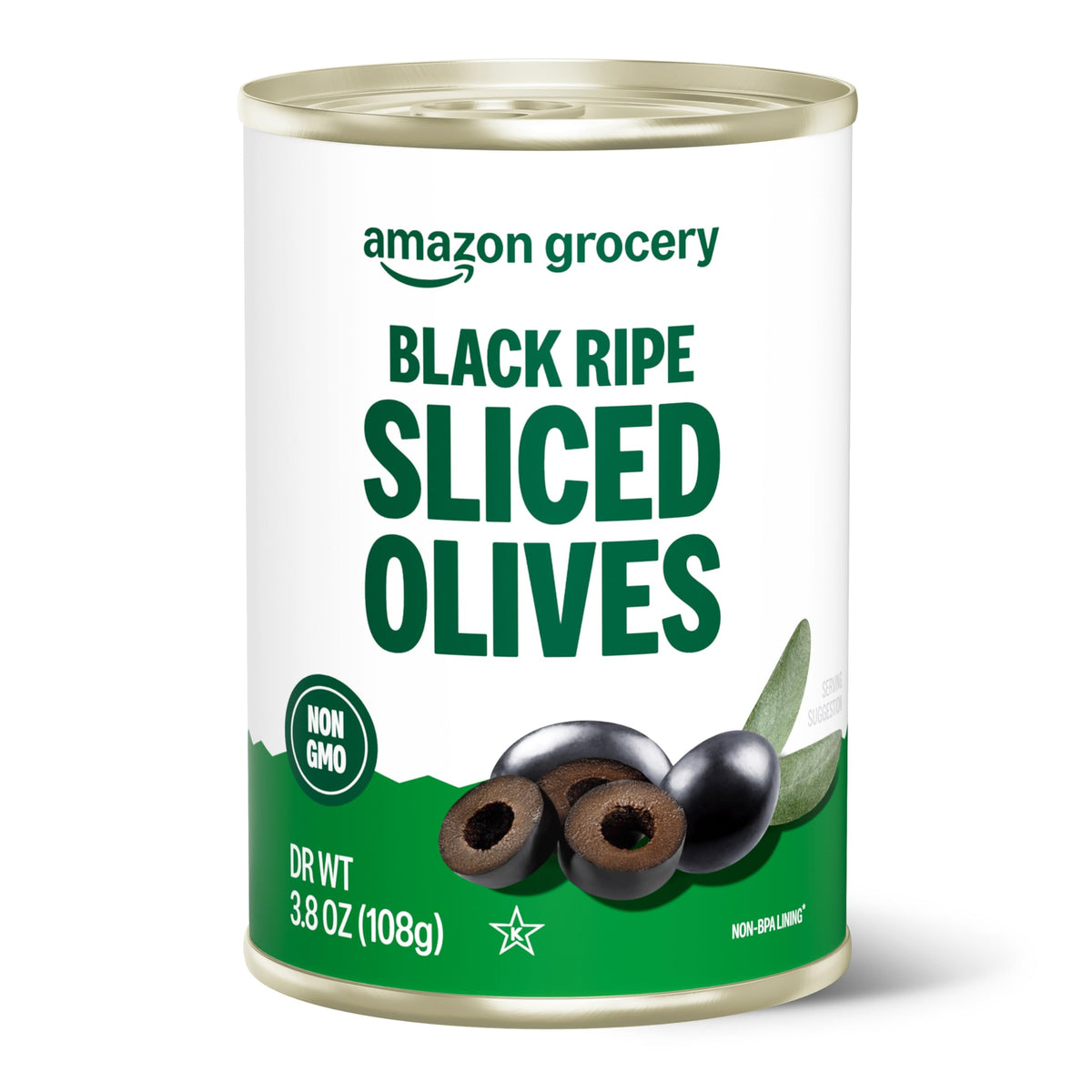 Grocery, Black Ripe Sliced Olives, 3.8 Oz (Previously Fresh, Packaging May Vary)