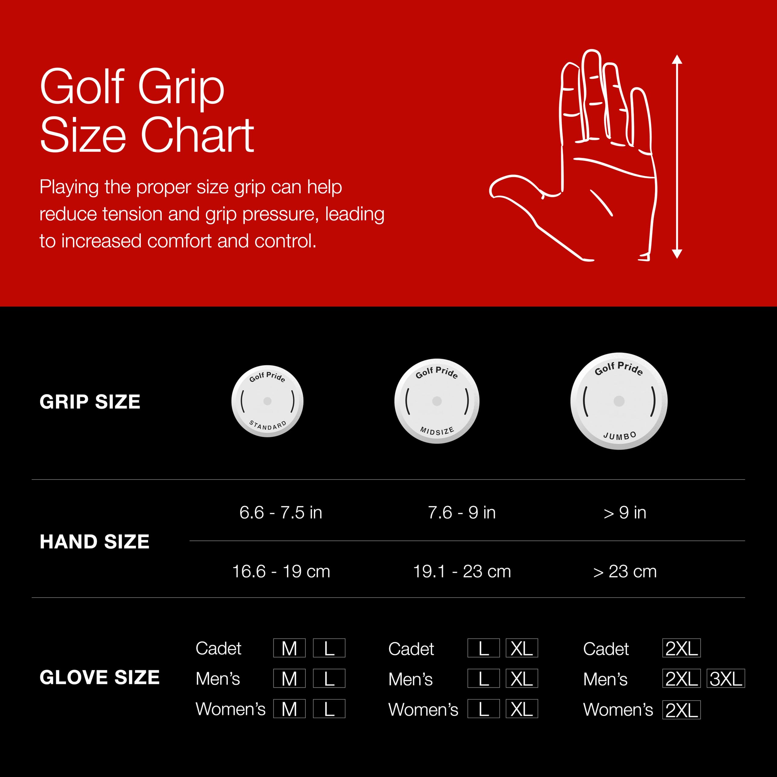 Golf Pride MCC Plus4 Golf Club Grip - All-Weather Hybrid Grip with Larger Lower Hand - Brushed Cotton Cord & Pebbled Texture - Midsize - Grey