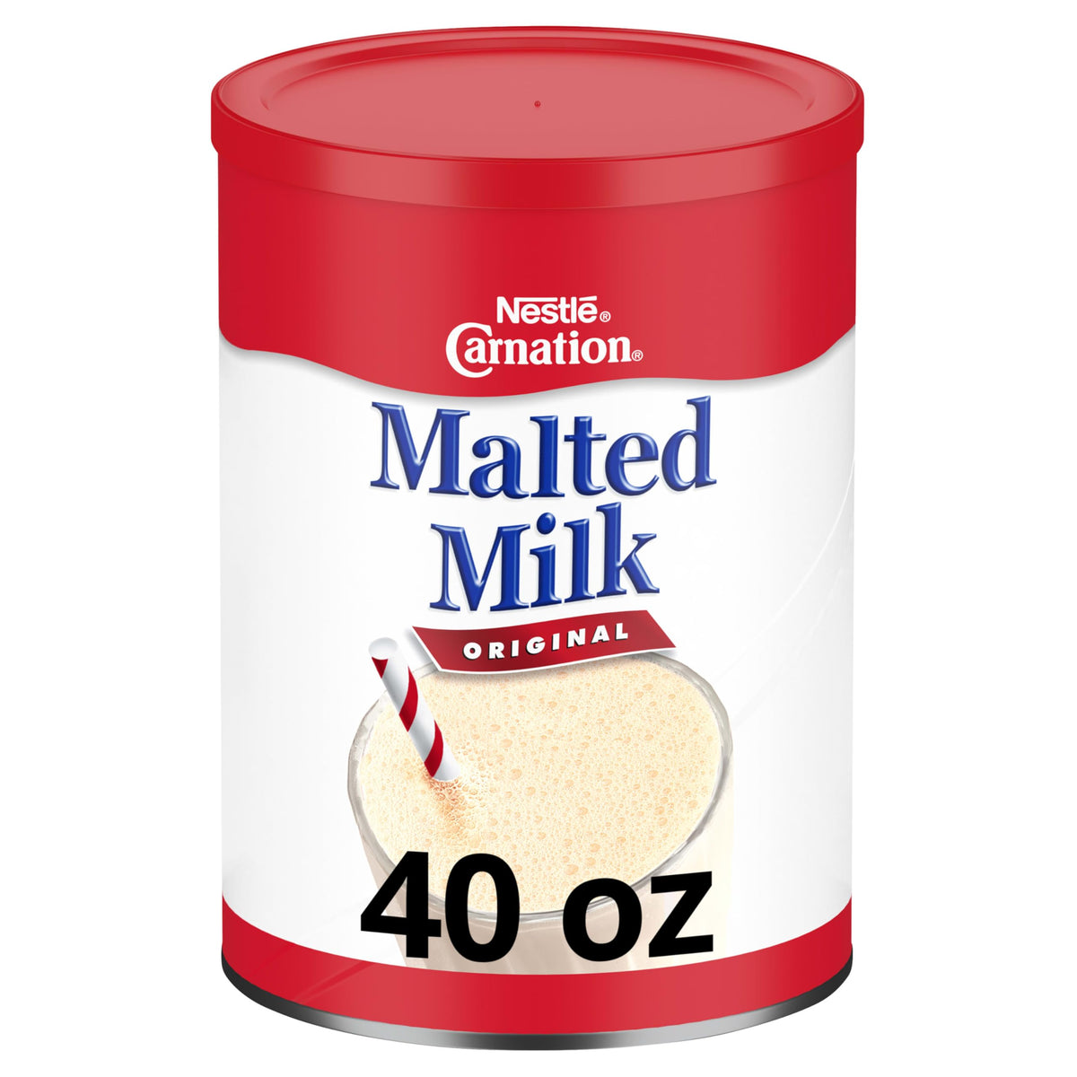 Carnation Malzmilch, Trockene, haltbare Malzmilch, Ideal zum Backen, für Milchshakes, für Eisbecher, 40 oz Dose