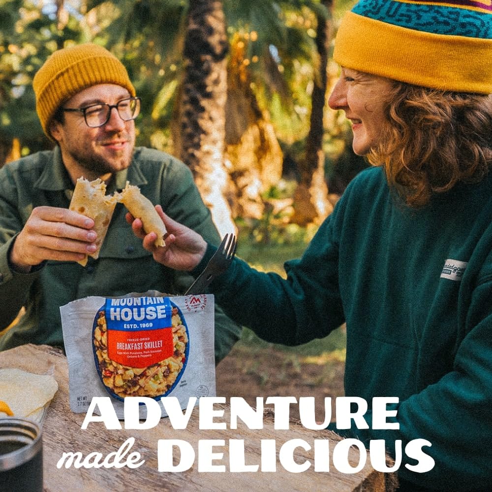 Mountain House Fettuccine Alfredo with Chicken | Freeze Dried Backpacking & Camping Food | 2 Servings