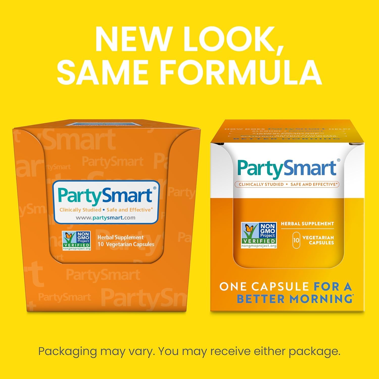 Himalaya PartySmart, 10 Individual Capsules - Alcohol Breakdown Liver Support for a Better Morning After Drinking - Plant Based, Vegan, Non-GMO, Gluten Free, Clinically Studied