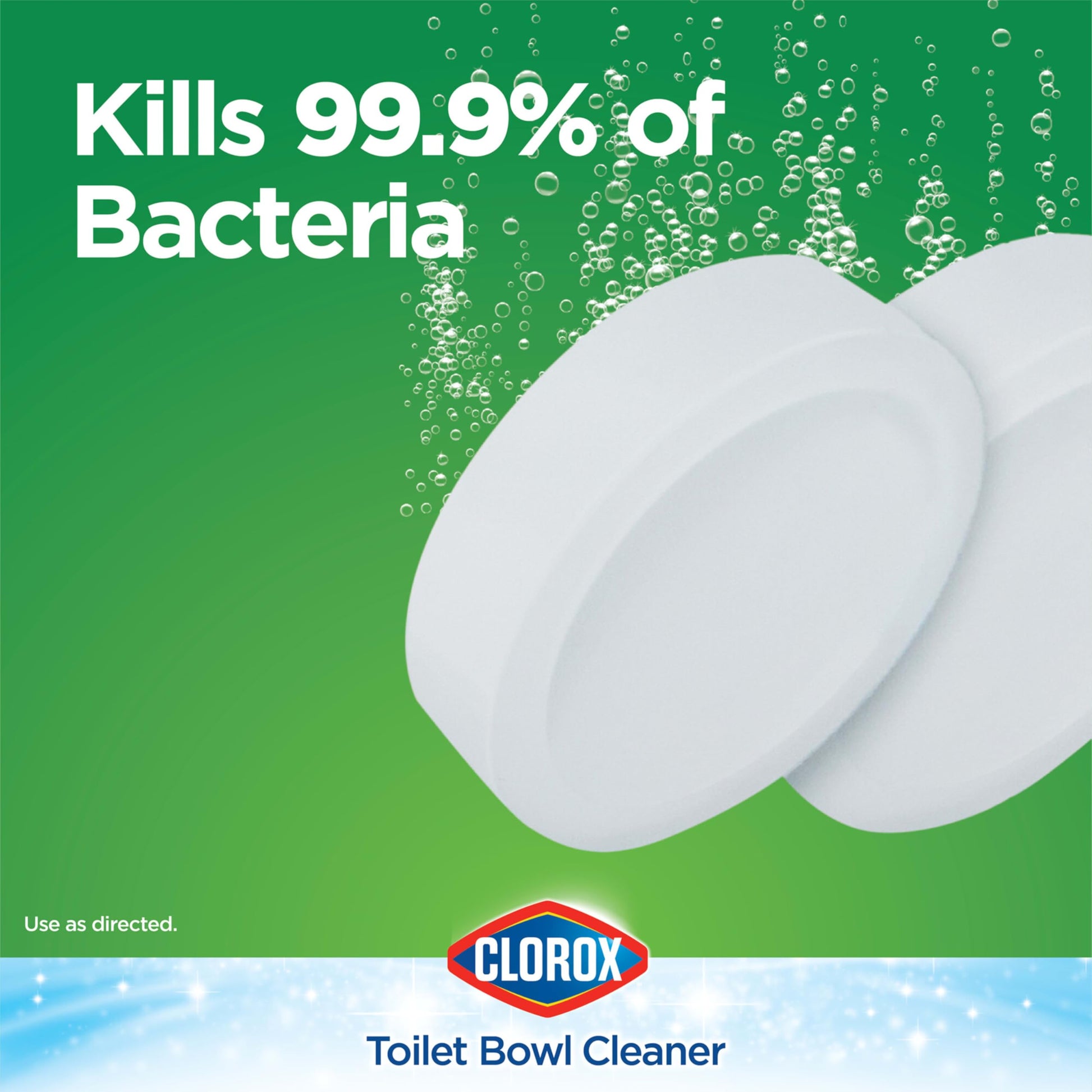 CLOROX Ultra Clean Toilet Tablets Bleach 4 Count, 3.5 Ounces Each (Package May Vary)