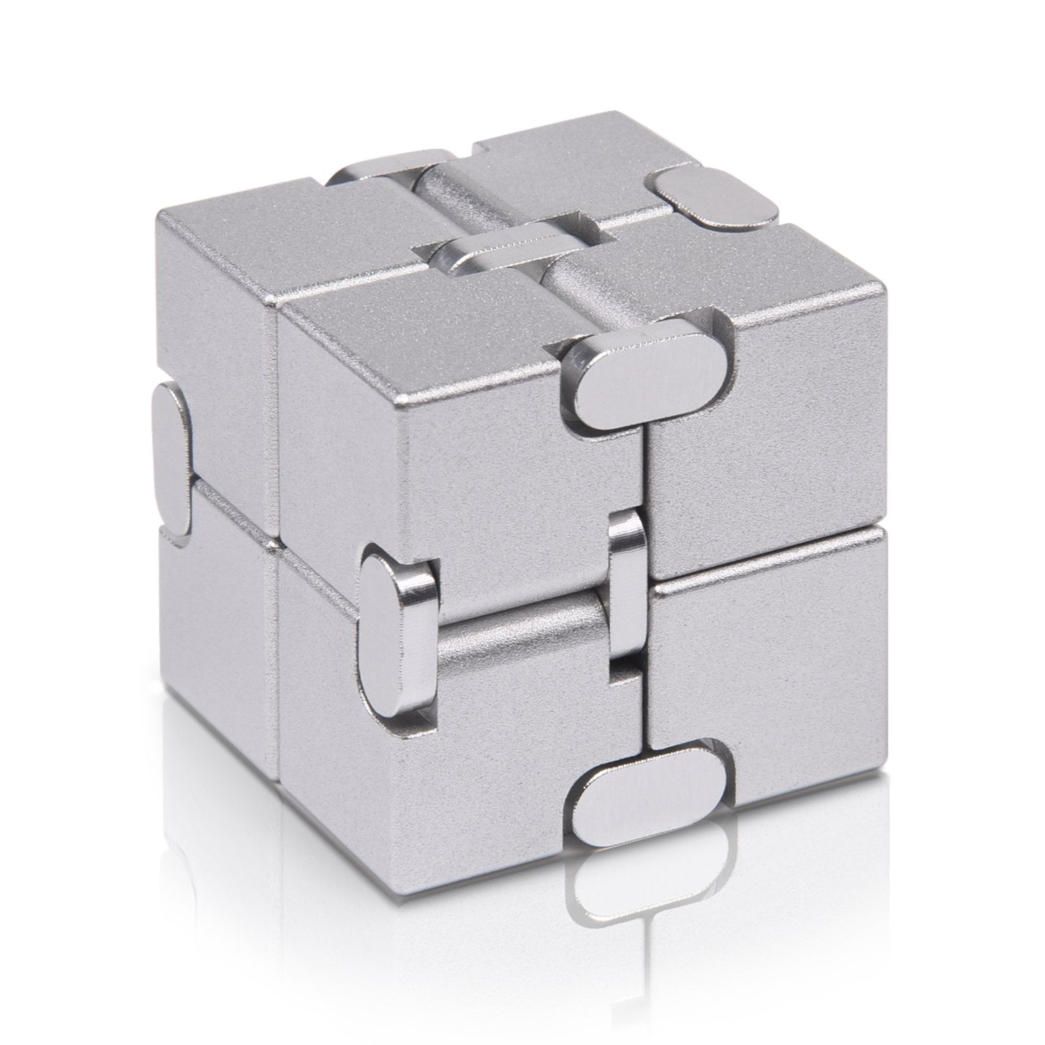 JOEYANK Fidget Cube Neue Version Fidget Finger Toys - Metall Infinity Cube Prime zur Stress- und Angstlinderung/ADHS, extrem langlebige sensorische Geschenke für Erwachsene und Teenager Kinder