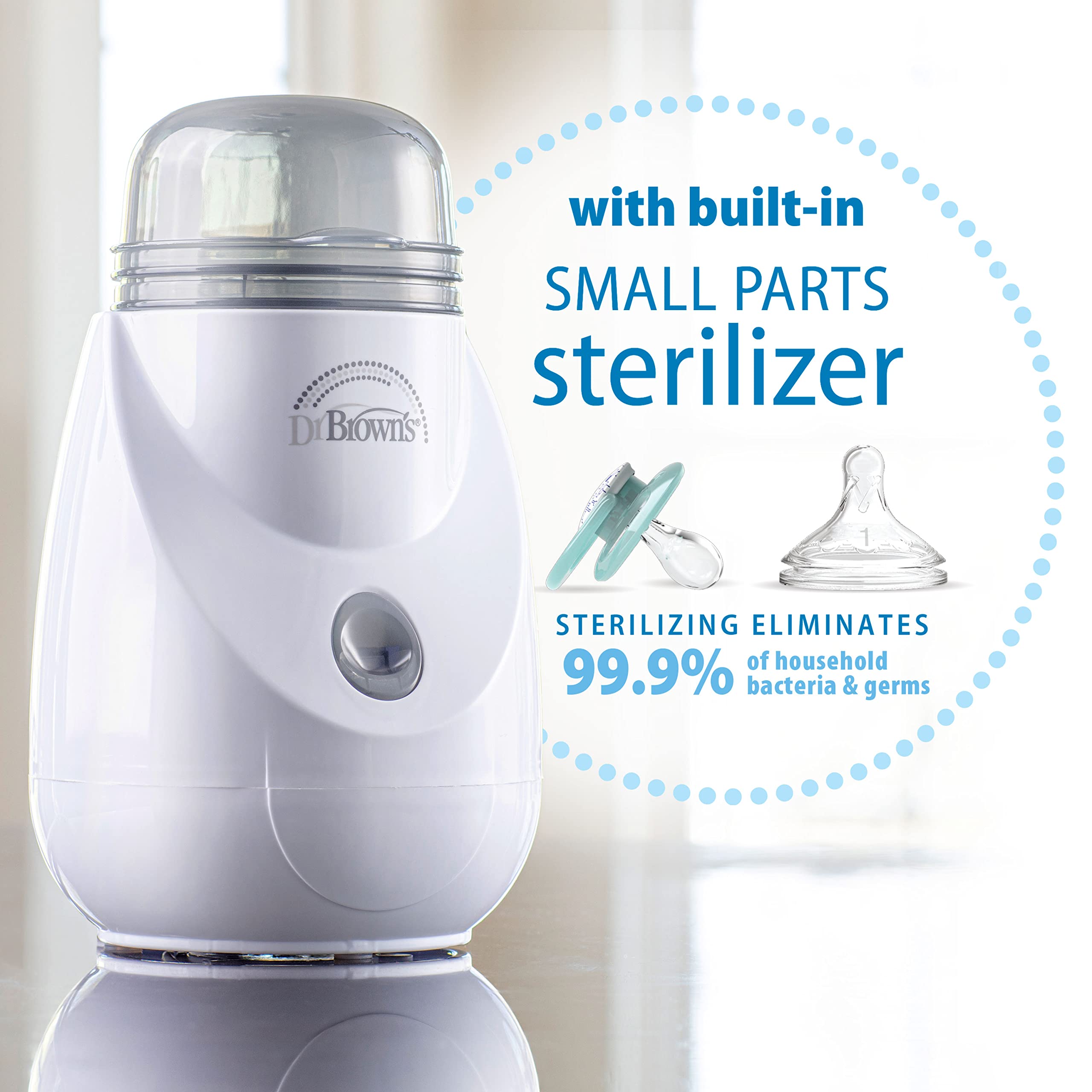 Dr. Brown's Insta-Feed Baby Bottle Warmer and Sterilizer for Baby Bottles and Baby Food Jars