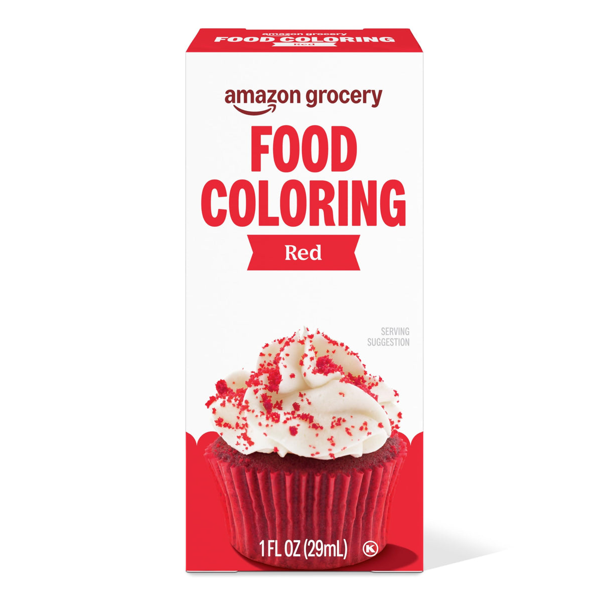 Amazon Grocery, Rote Lebensmittelfarbe, 30 ml (ehemals Amazon Fresh, Verpackung kann variieren)