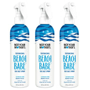 Not Your Mother's Beach Babe Meersalzspray (3er-Pack) – 236 ml – Texturspray für zerzaustes Haar – Verleiht dem Haar Textur und Griffigkeit mit mattem Finish