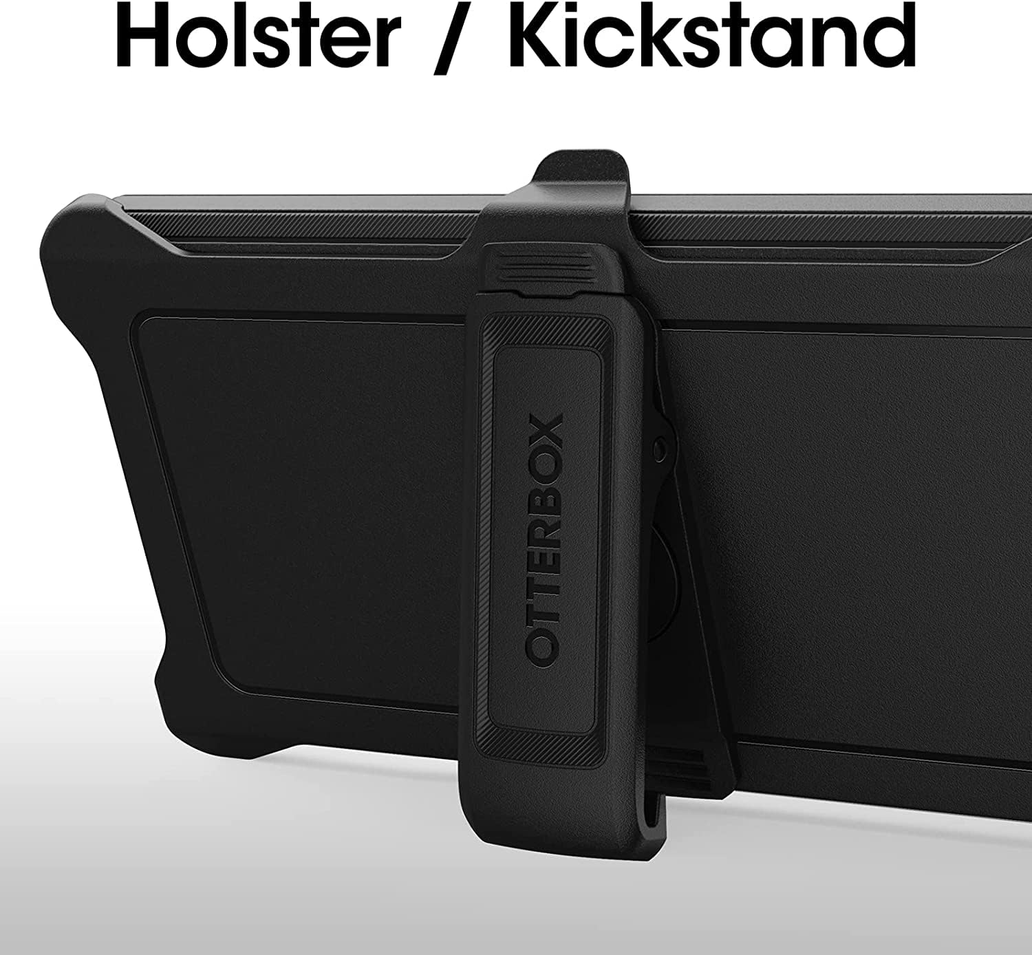 OtterBox Galaxy S23 Ultra (Only) - Defender Series Case - Black, Rugged & Durable - with Port Protection - Includes Holster Clip Kickstand - Microbial Defense Protection - Non-Retail Packaging