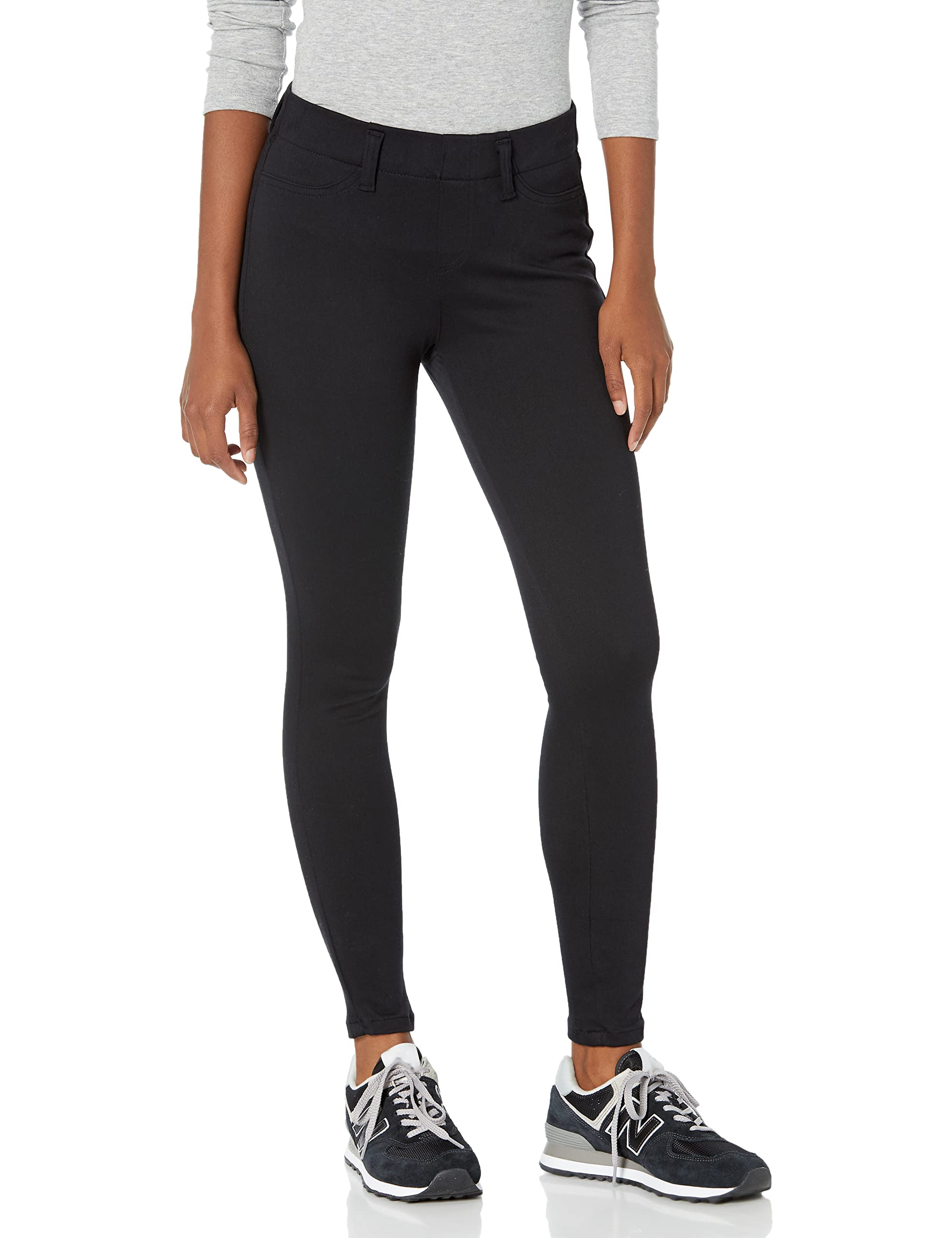 Amazon Essentials Women's Pull-On Stretchy Knit Jegging (Available in Plus Size), Black, X-Large