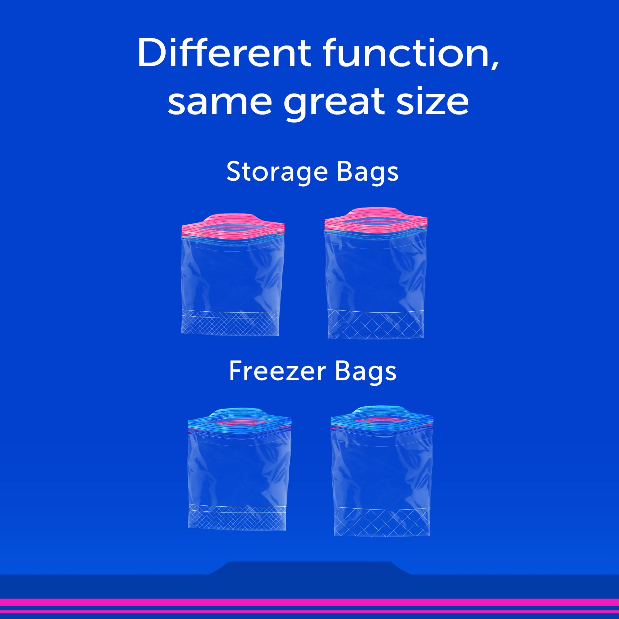 Ziploc Gallon Food Storage Freezer Bags, New Stay Open Design with Stand-Up Bottom, Easy to Fill, 28 Count