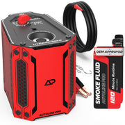 AutoLine Pro HyperSmoke Automotive Smoke Machine EVAP Vacuum Leak Tester - Adjustable Pressure - OEM Approved Smoke Fluid - Built-in Air Compressor Motor - Includes Smoke Fluid x2.
