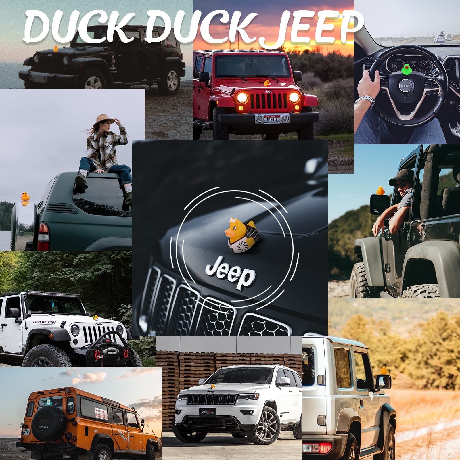 100 Pack Rubber Ducks in Bulk, Assorted Ducks for Jeeps Ducking, Mini Rubber Duckies for Baby Bath Toys, Kids Bath Pool Toys Birthday Gifts Party Favors