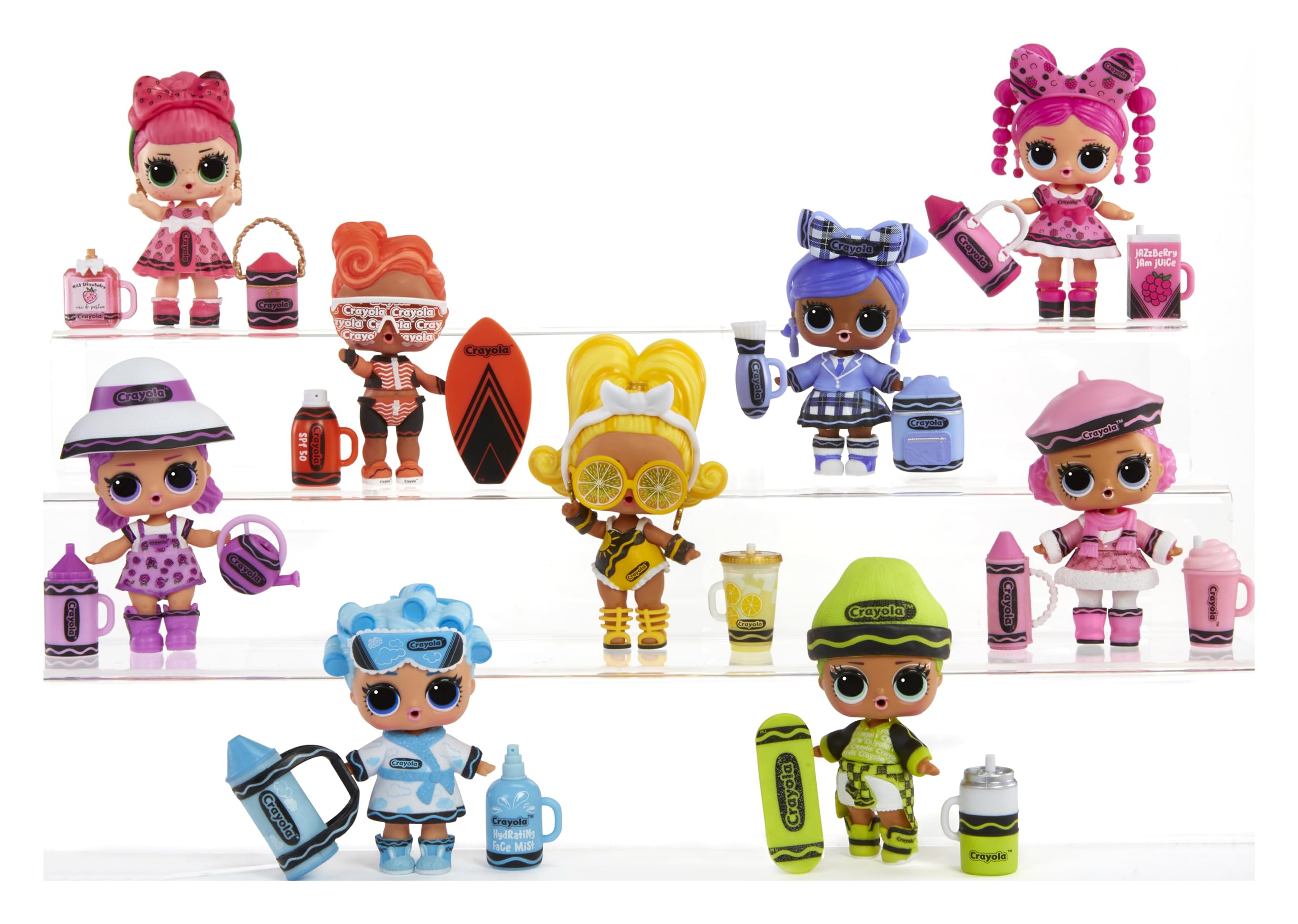 LOL Surprise Loves Crayola Tots - Collectible Doll, 7 Surprises, Crayon Color Theme, Limited Edition Small Doll, Great Toy Gift for Girls Ages 3+
