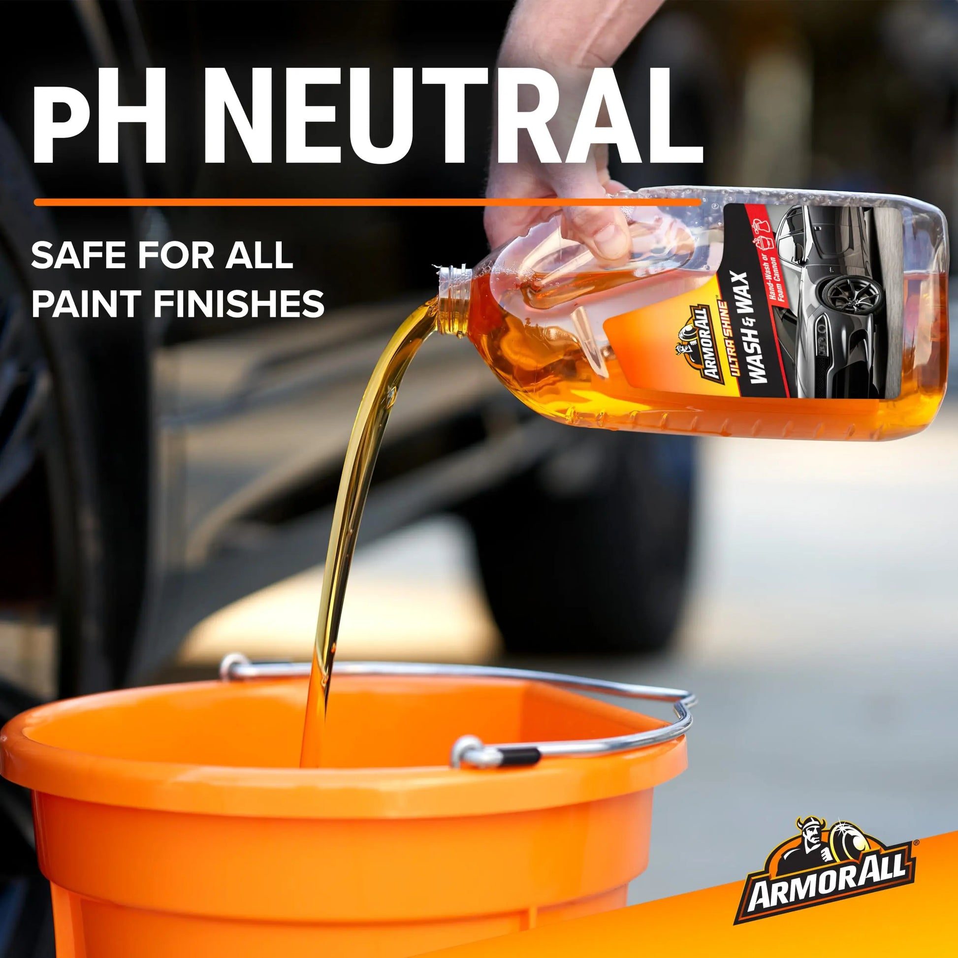 Armor All Ultra Shine Car Wash and Car Wax by Armor All, Cleaning Fluid for Cars, Trucks, Motorcycles, 64 Fl Oz Each