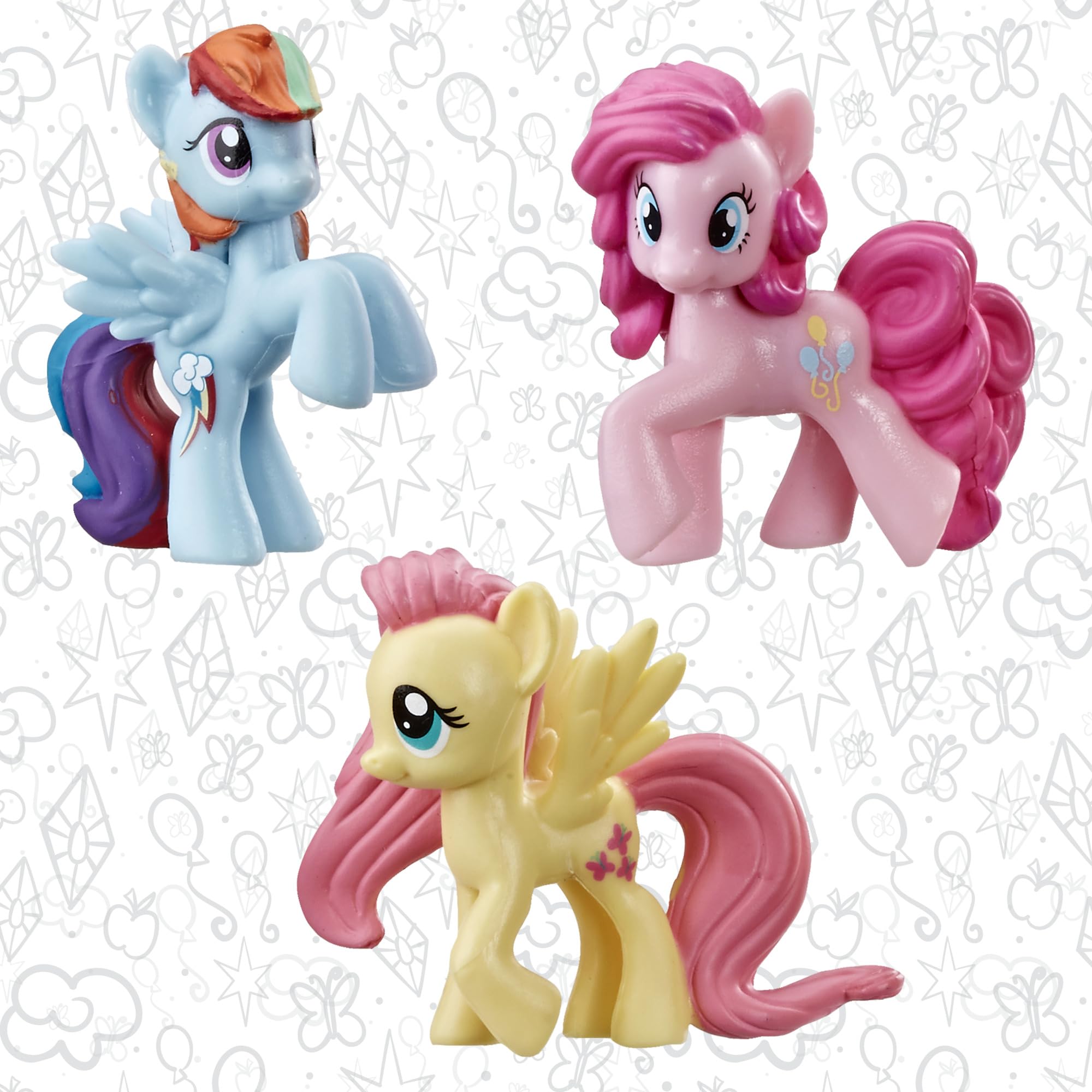 My Little Pony Toy Rainbow Equestria Favorites 10 Figure Collection, for Kids Ages 3 Years Old and Up (Amazon Exclusive)
