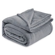 Bedsure GentleSoft Fleecedecken Queen Size Grau - Weiche, leichte, kuschelige Luxus-Herbstdecke aus Mikrofaser, Raumdekor Geschenke für Frauen und Männer, 228x228 cm