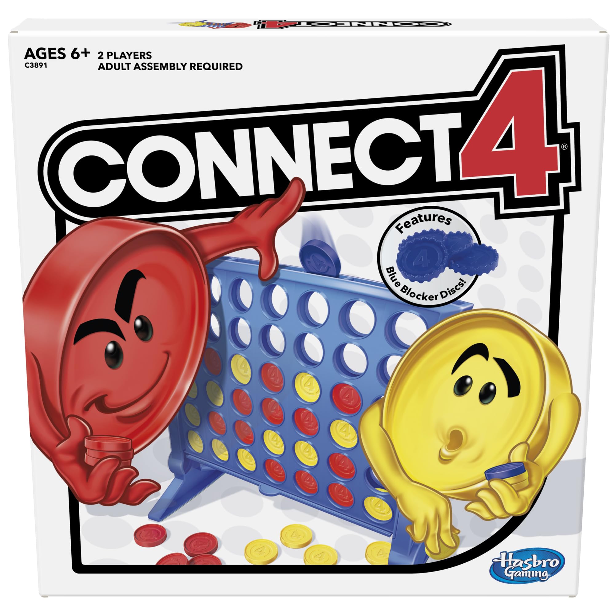 Hasbro Gaming Connect 4 Strategy Board Game for Ages 6 and Up (Amazon Exclusive)