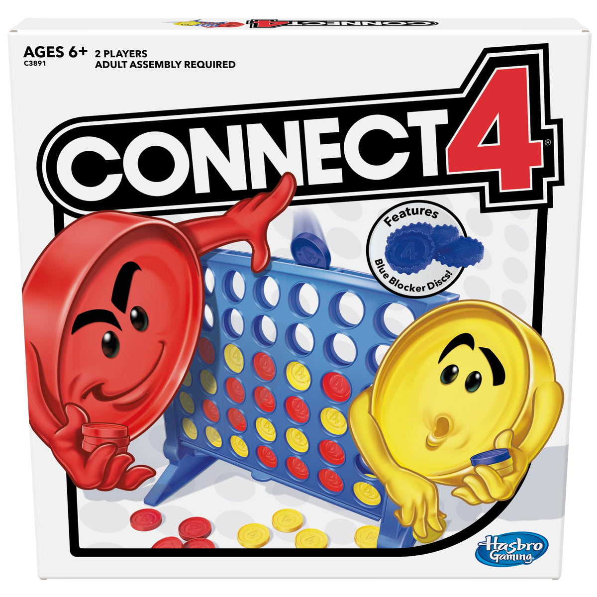 Hasbro Gaming Connect 4 Strategy Board Game for Ages 6 and Up ( Exclusive)