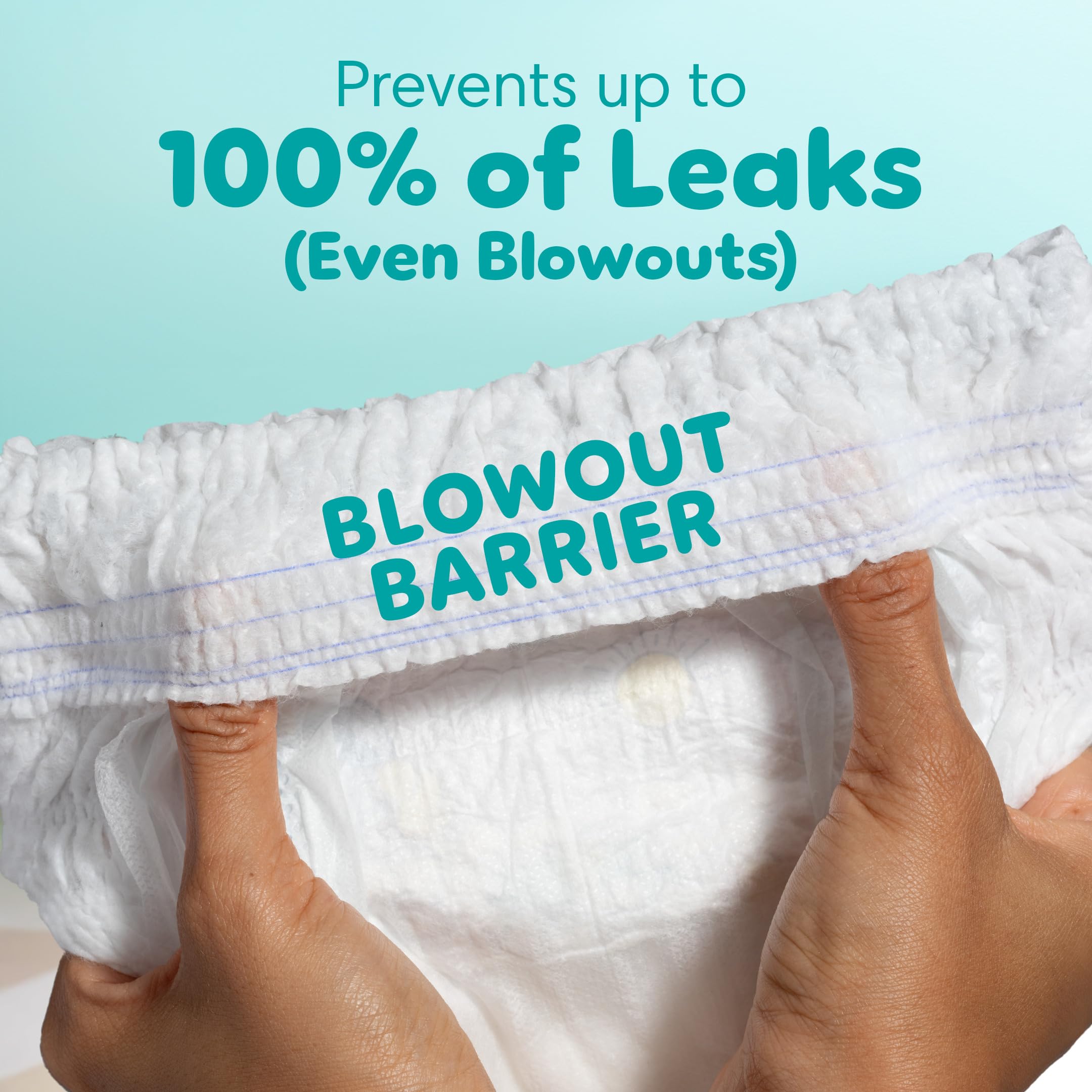 Pampers Diapers - Swaddlers 360 degrees - Size 5, 116 Count, up to 100% Leakproof Comfy Dry Fit, Designed for Easy Changes, Pull On Baby Diaper (Packaging May Vary)
