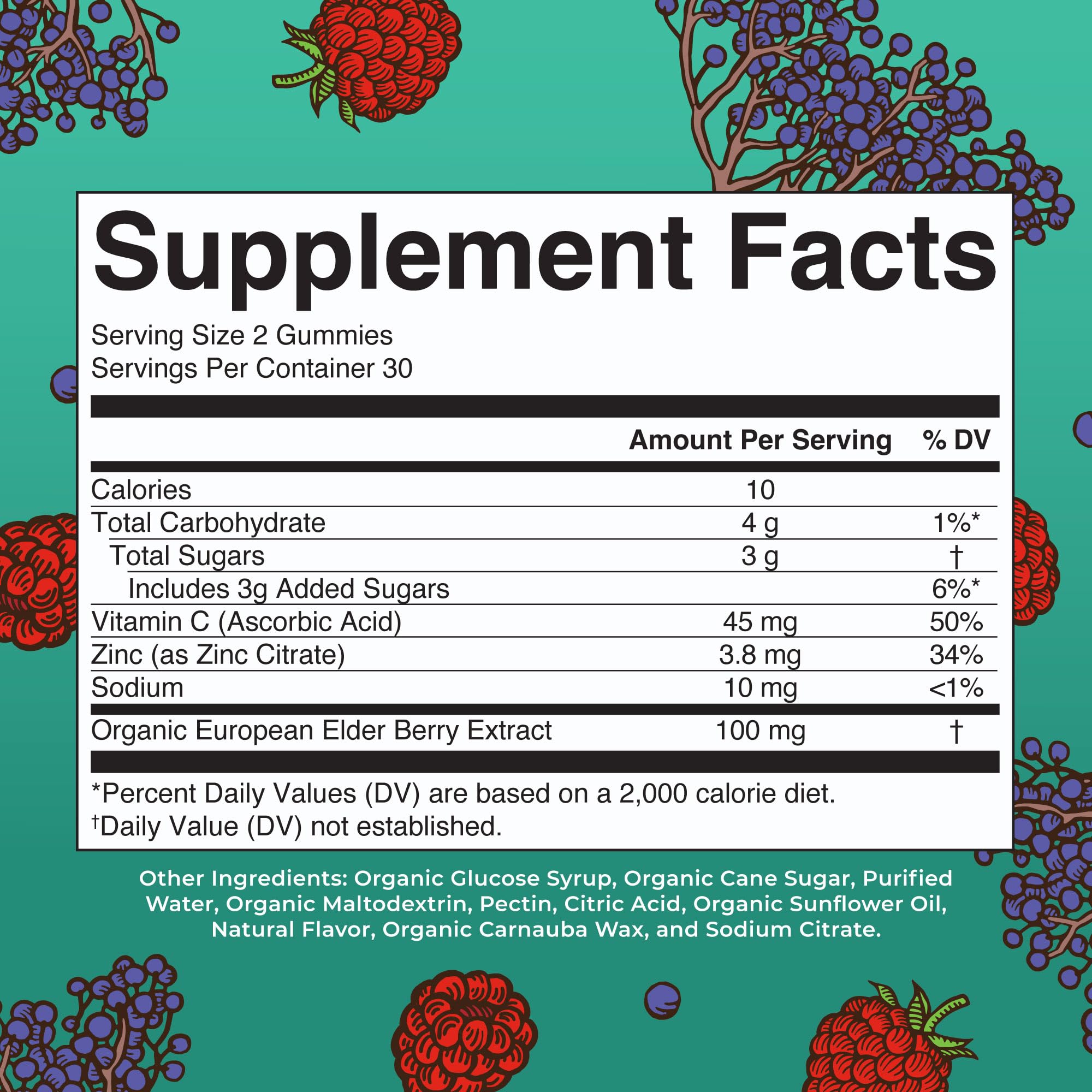 MaryRuth Organics Kids Immune Support Gummies | USDA Organic | Vitamin C, Zinc, and Elderberry Gummies for Kids| Immune Support for Ages 4+ | Vegan | Non-GMO | Gluten Free | 60 Count