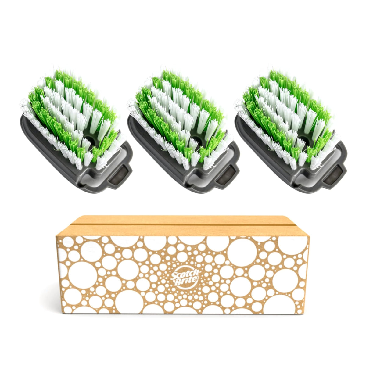 Scotch-Brite Advanced Soap Control Dishwand Brush Refill, 3 Pack