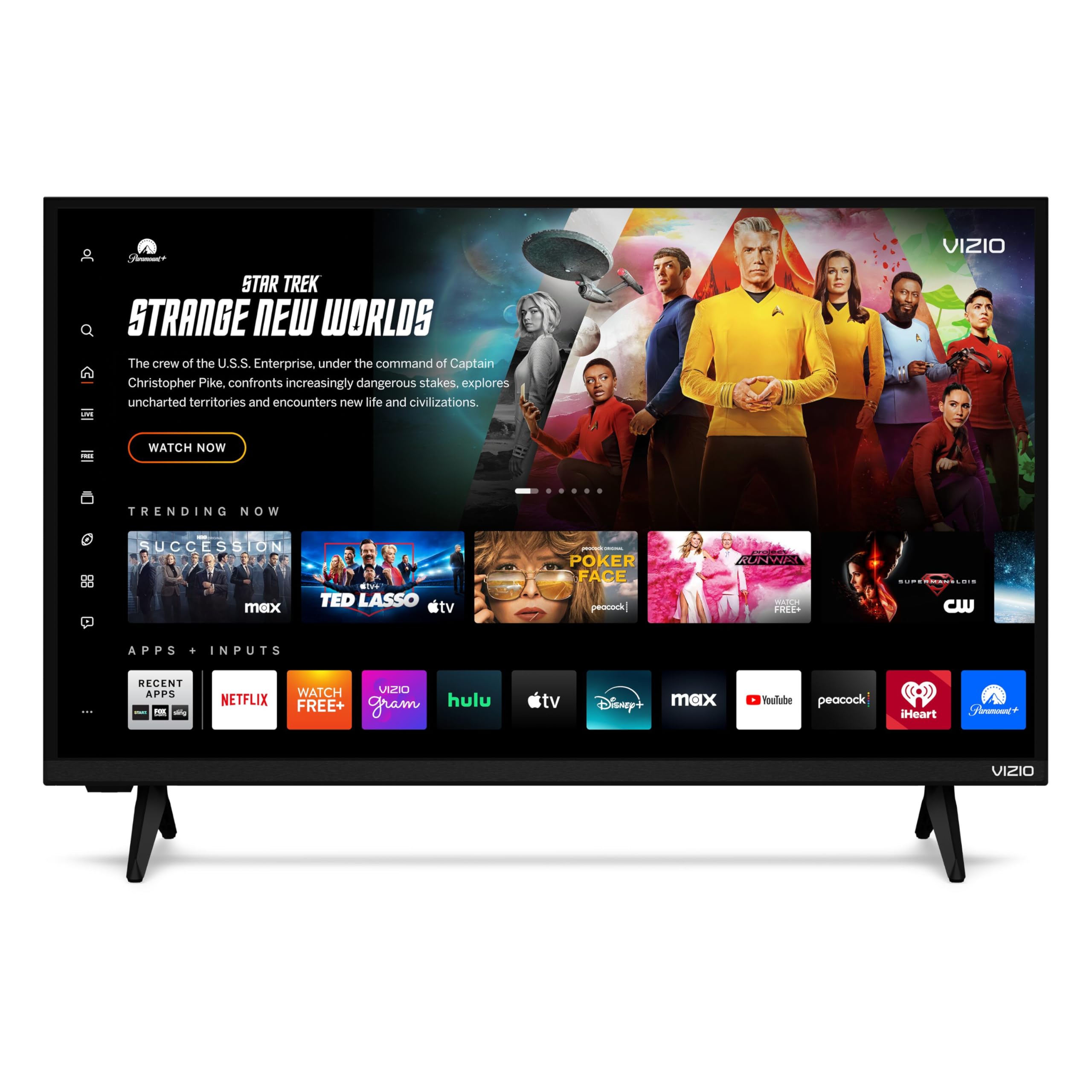 تلفزيون ذكي VIZIO بحجم 40 بوصة ودقة Full HD 1080p مع DTS Virtual:X، متوافق مع Alexa، ميزة Google Cast مدمجة، يدعم سماعات الرأس بتقنية البلوتوث (VFD40M-08 جديد)