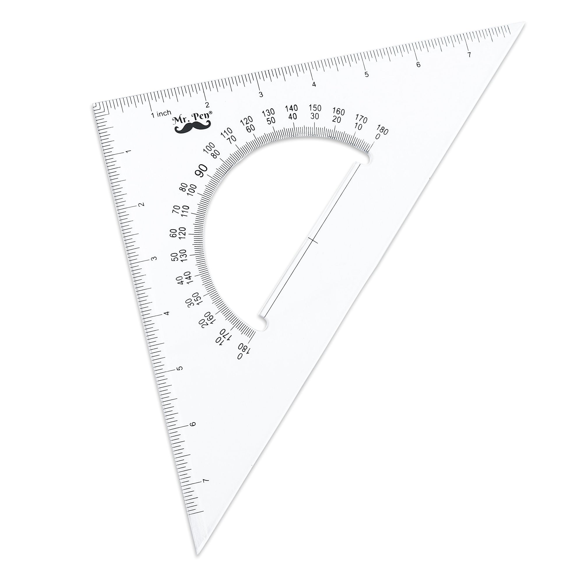 Mr. Pen Architectural Triangular Ruler Set with 12 Inch Triangular Scale, 11 Inch 30/60 and 8 Inch 45/90 Triangles, Back to School Supplies