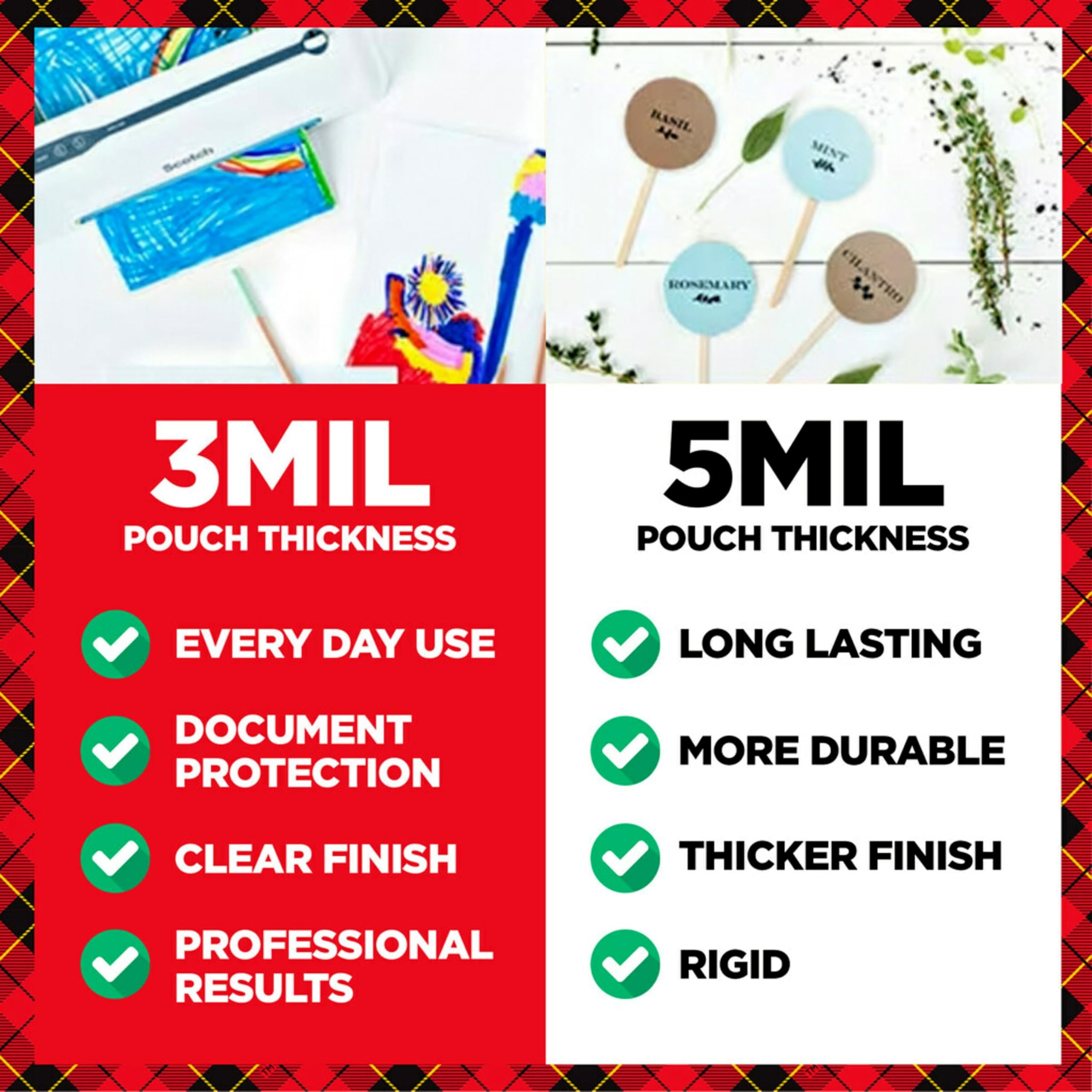 Scotch Thermal Laminating Pouches, for Use with Thermal Laminators, 8.9 x 11.4 Inches, Letter Size Sheets, 100-Pack