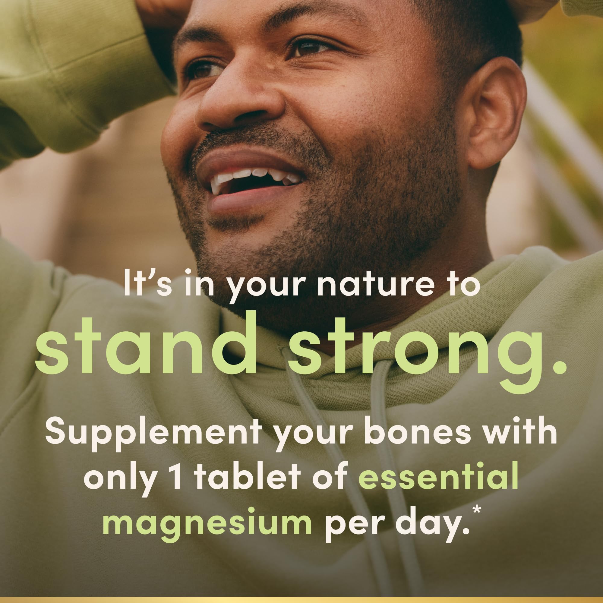 Nature's Bounty Magnesium Supplements - Magnesium 500 Mg Tablets for Bone & Muscle Health, 200 Count (Pack of 1)