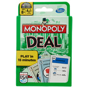 Monopoly Deal Card Game, Quick-Playing Family Game, 2-5 Players, Fun Summer Activities, Vacation Travel Essentials, Ages 8+