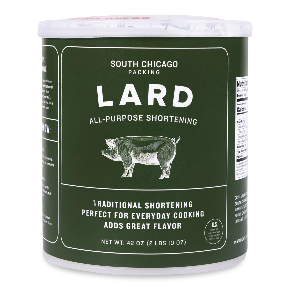 South Chicago Packing Traditionelles SCHMALZ Backfett, 42 Unzen, Spezial-Backfett und Kochfett