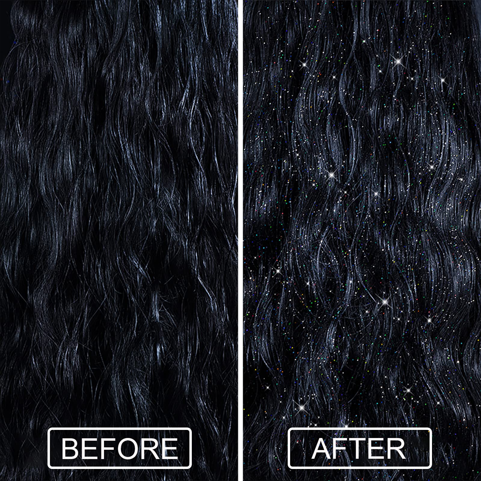 Lezero Body Glitter Spray, Temporary Shiny Hairspray for Face, Hair, Clothing, Long Lasting Quick-Drying Shimmer Mist for St. Patrick's Day, Music Festival Rave, Nightclub Party, Prom, 2oz