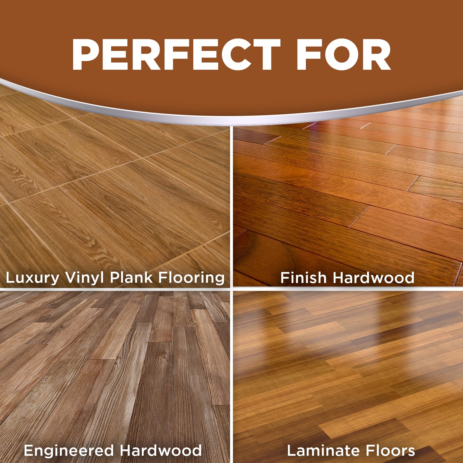 Weiman Wood Floor Polish and Restorer 32 Oz 3PC Bundle - High-Traffic Hardwood Floor, Natural Shine, Removes Scratches, Leaves Protective Layer