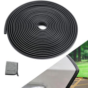 Winunite 32.8ft (10m) Car Door Edge Guards Black – Rubber, No Glue, U-Shaped, Built-in Metal Clips, Fits Most Vehicles, Fade-Resistant, Scratch- and Chip-Resistant – Reduces Dings in Parking Lots