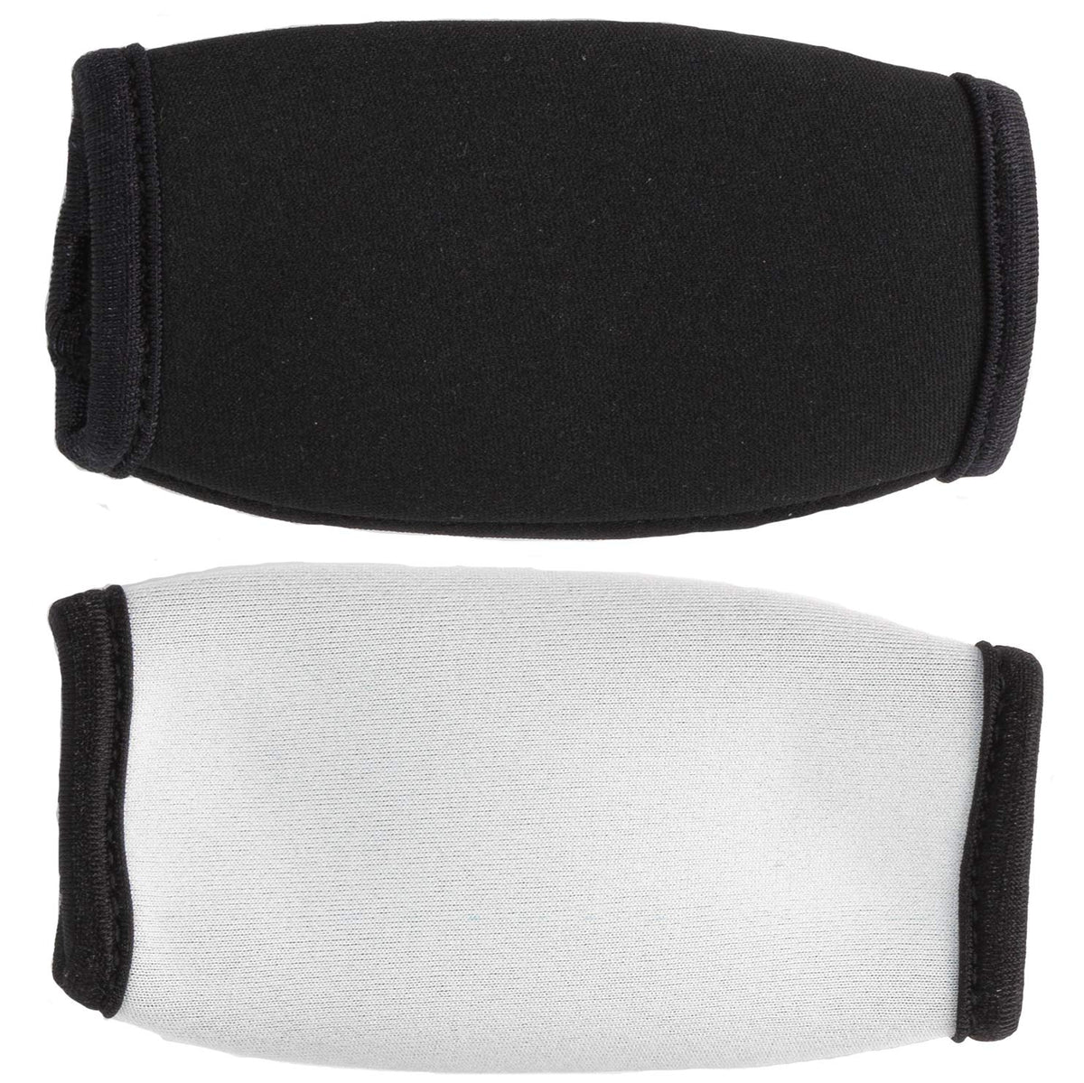 Unique Sports Football Chin Strap Pads, 2 Pack - Black and White, One Size Fits All