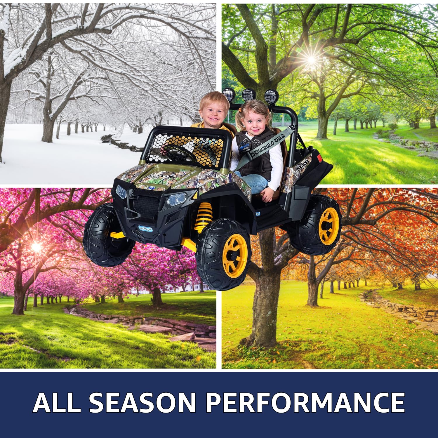 Peg Perego Official 12 Volt Replacement Battery for Ride on Toys. All Season Performance. Works with John Deere, Polaris, and Case IH licensed Peg Perego Ride on Toys