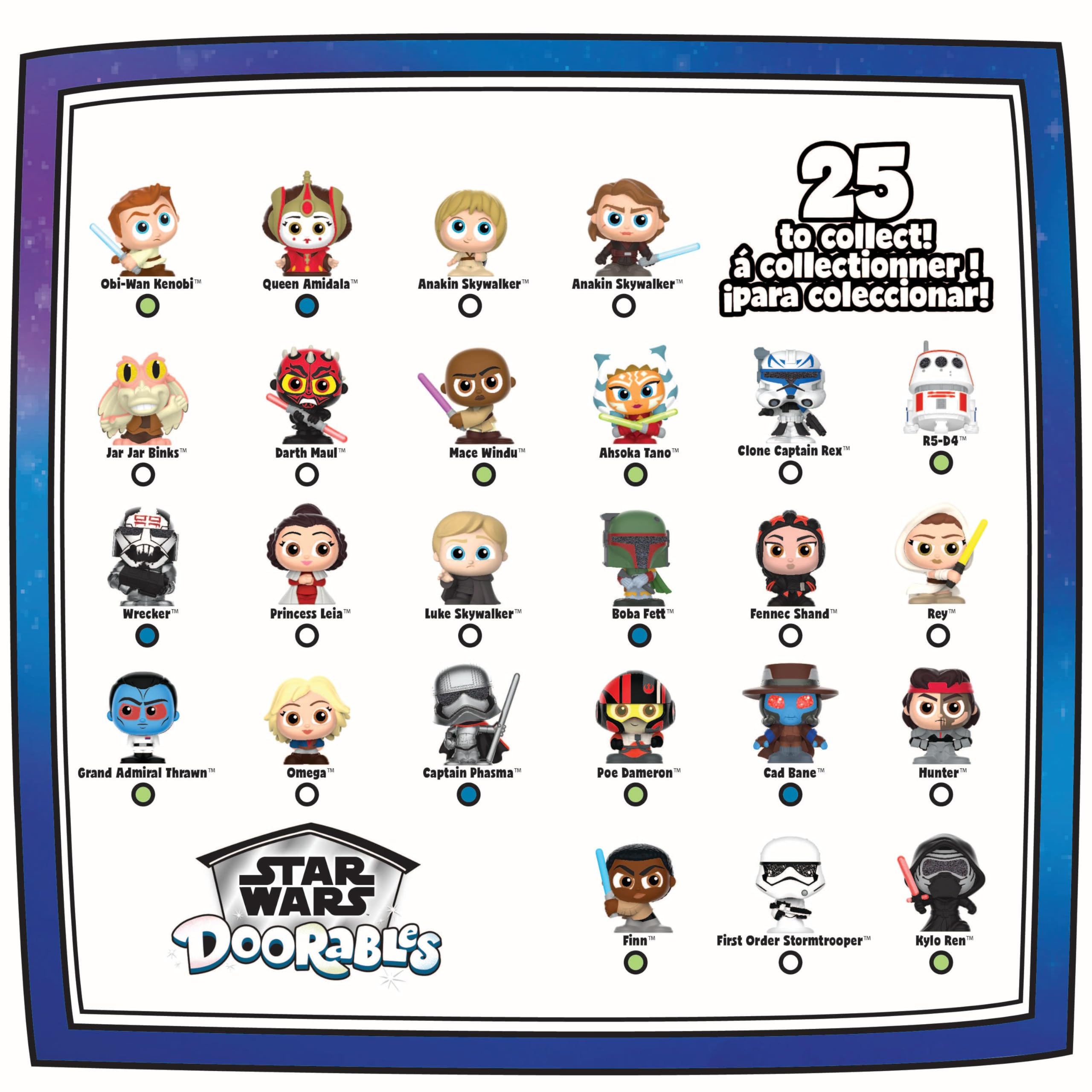 Star Wars™ Doorables Galaxy Peek Series 2, 1.5-inch Figures, Surprise Collectible Figures, Kids Toys for Ages 5 Up by Just Play