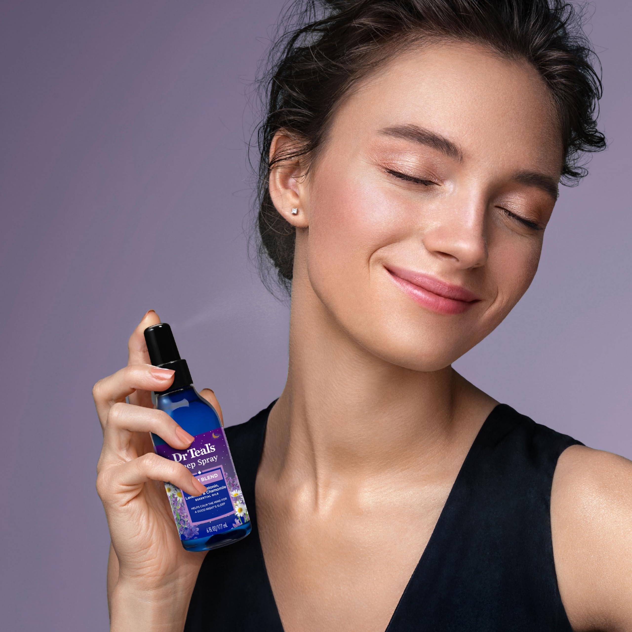 Dr Teal's Sleep Spray with Melatonin & Essential Oil Blend, 6 fl oz (Pack of 3)