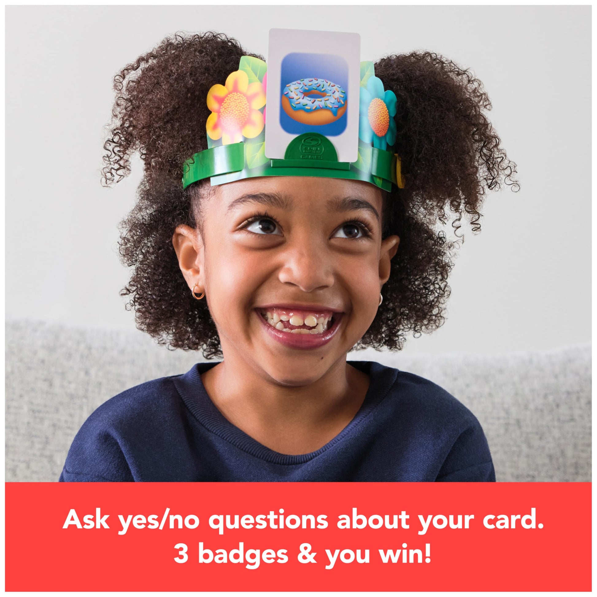 Spin Master Games, Hedbanz 2023 Edition with New Cards, Picture Guessing Board Game, for Family & Kids, 2-6 Players, for Ages 6 & Up