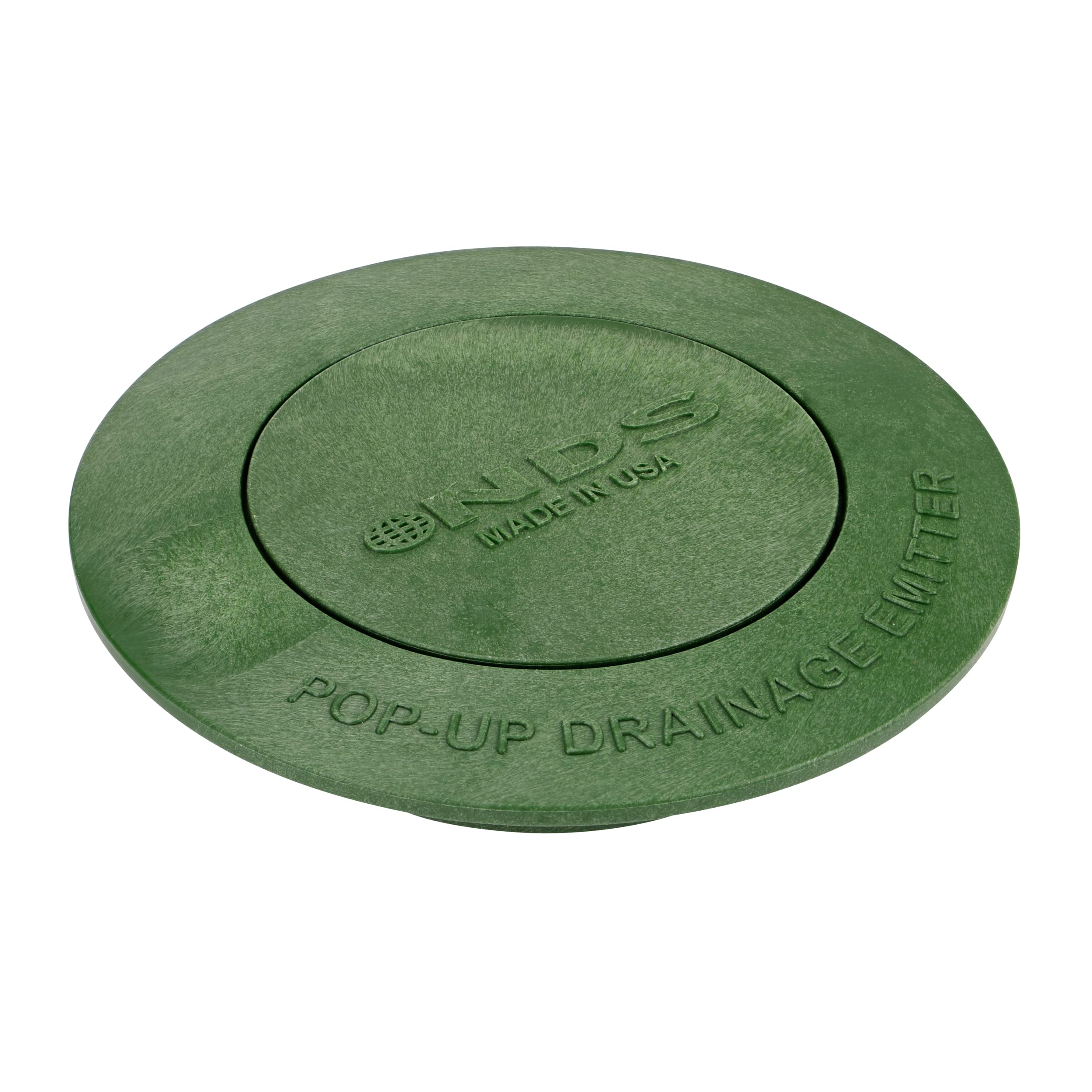 NDS 420C Pop-Up Drainage Emitter, fits 3-Inch and 4-Inch Sewer and Drain Fittings, Works with Drainage Systems Including Catch Basins and Channel Drains, Green