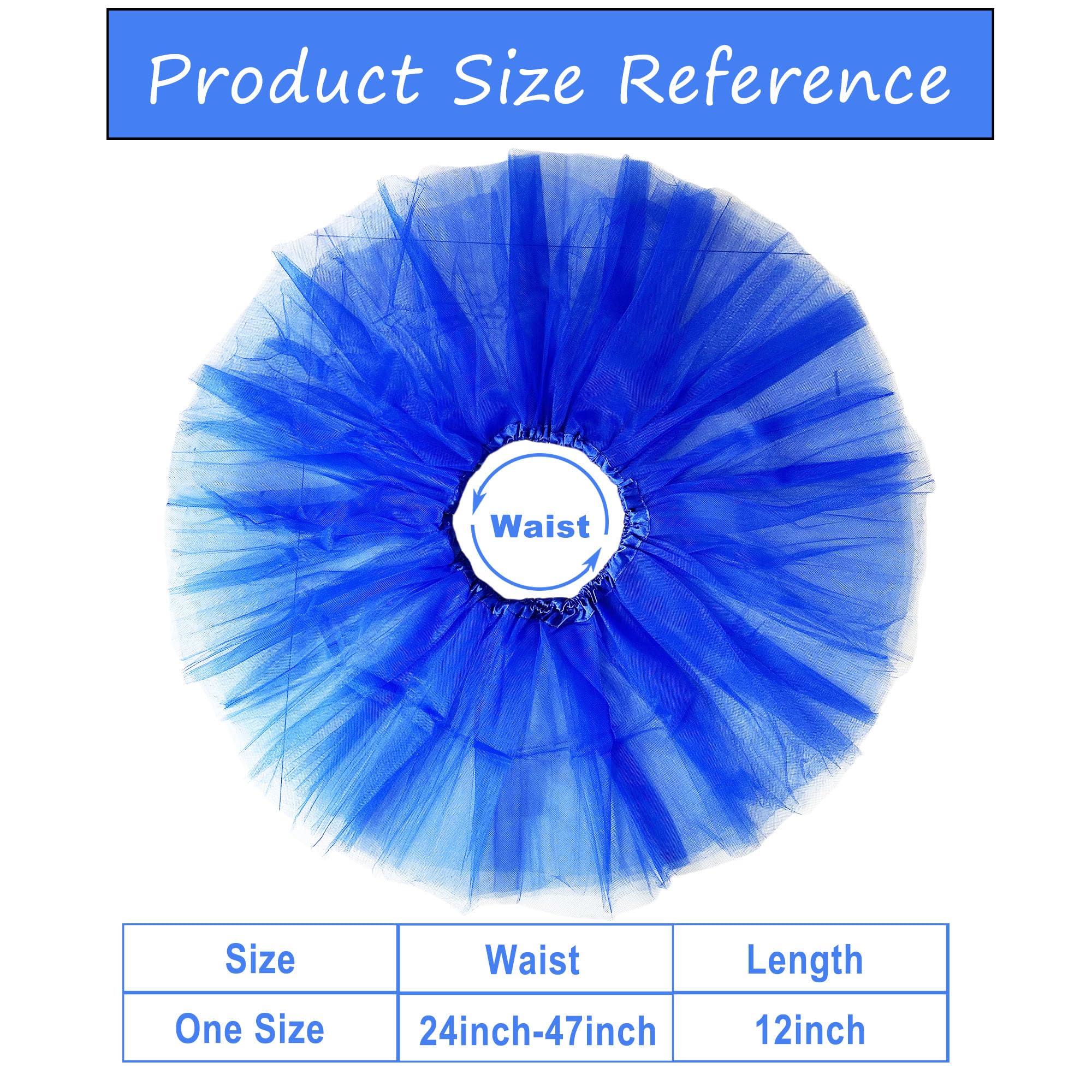 Costume Tutu Skirt, Tutus for Women, Teens Ballet Skirts Classic 5 Layers Athletic Tutus