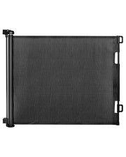 Veraste Retractable Baby Gate for Doorways and Stairs, Mesh Safety Gate for Pet, Indoor & Outdoor Use, One-Hand Operation, Easy Installation, 33.6" Tall, Expands to 55" Wide（Black,33.6"x55")