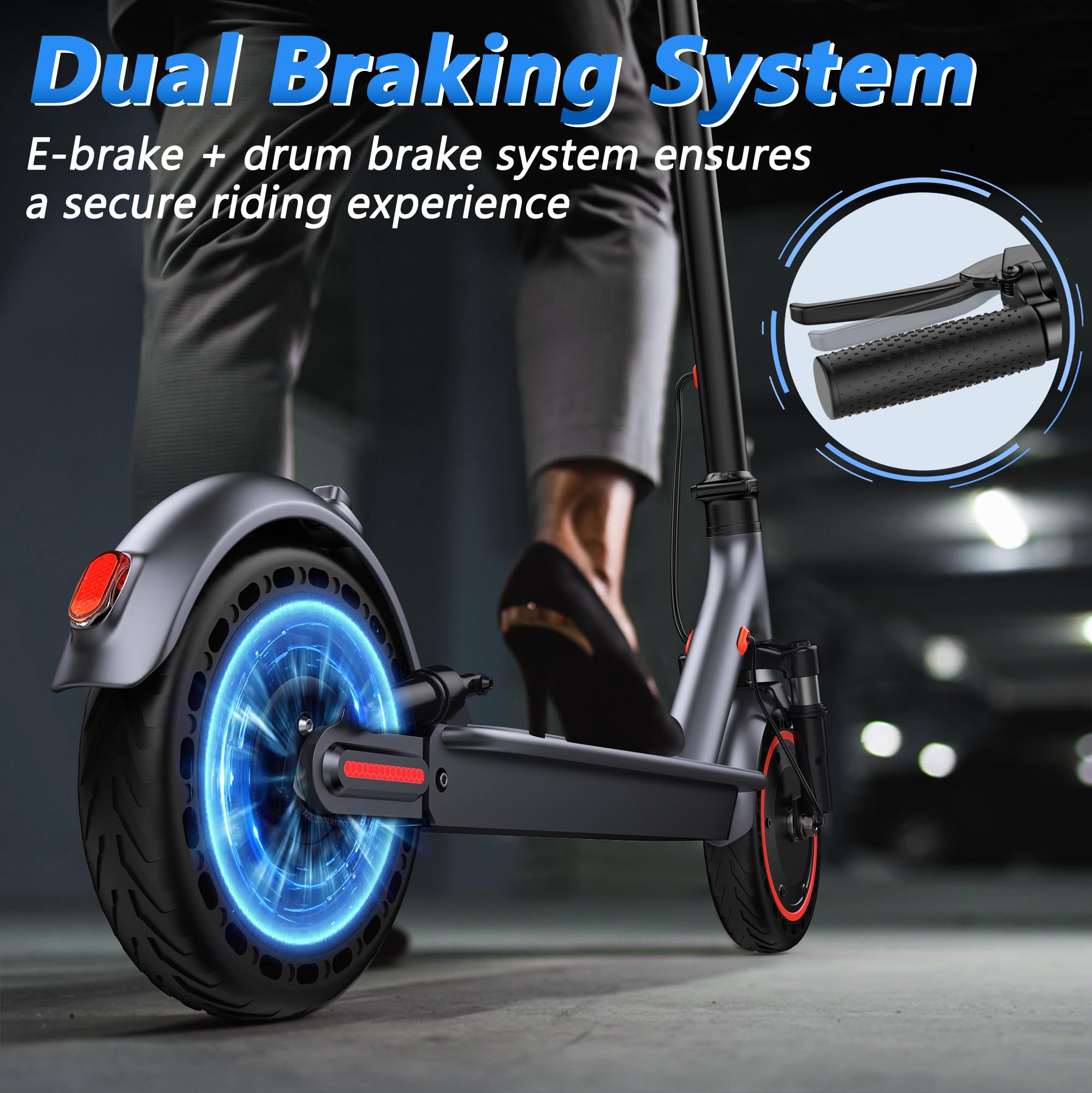 Electric Scooter for Adults, 8.5/10/14" Tires, 19/22Mph, 350W/500W Motor, 21-28 Miles Range, Folding E-Scooter with Dual Suspension,APP(V1/SPRO/MAX/PRO/X1/X1PRO)