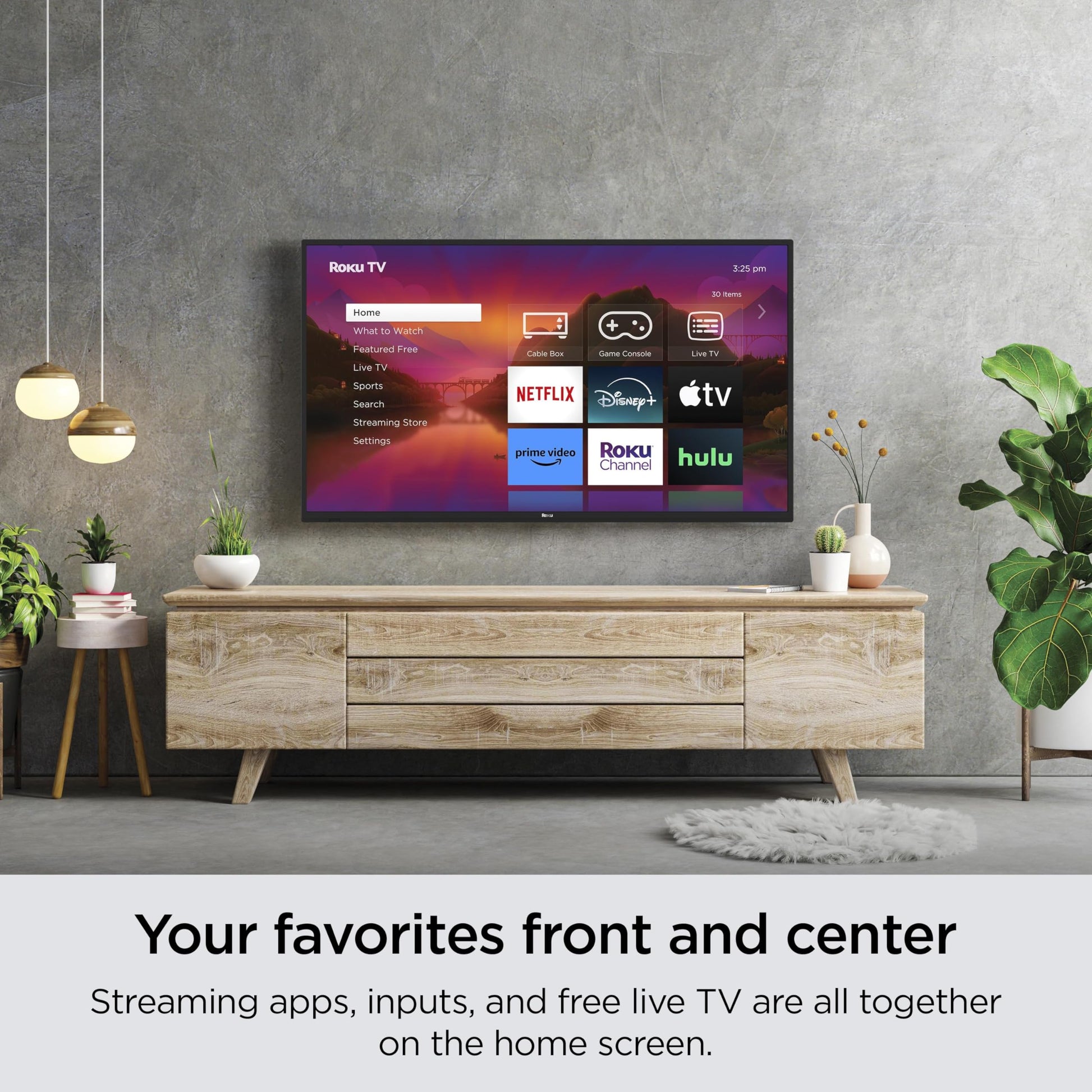 Roku Smart TV – 32-Inch Select Series 720p HD RokuTV with Roku Voice Remote, Bright Picture, Customizable Home Screen – Live Local News, Sports, Gaming